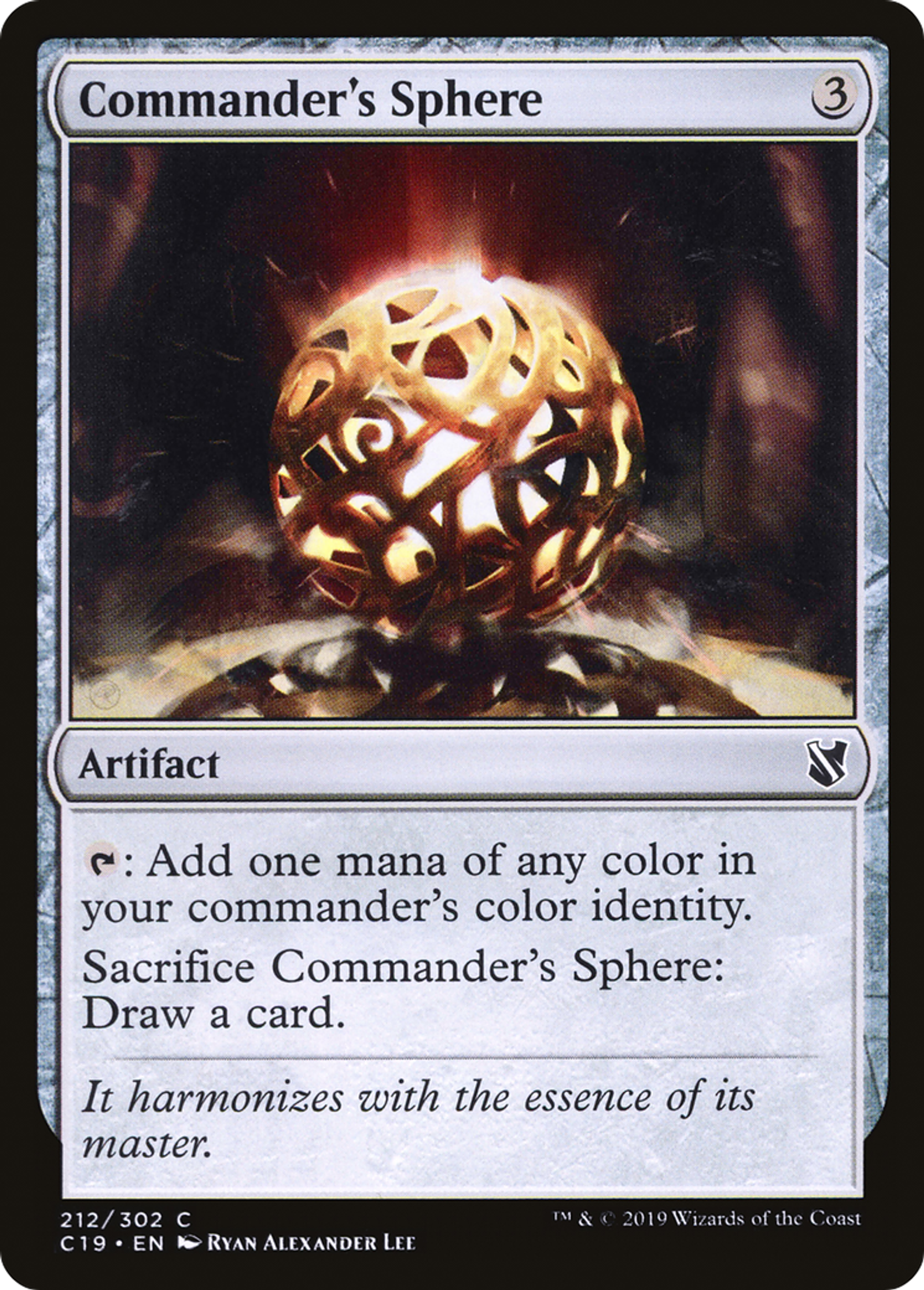 Commander's Sphere — Commander 2019 — Magic: The Gathering