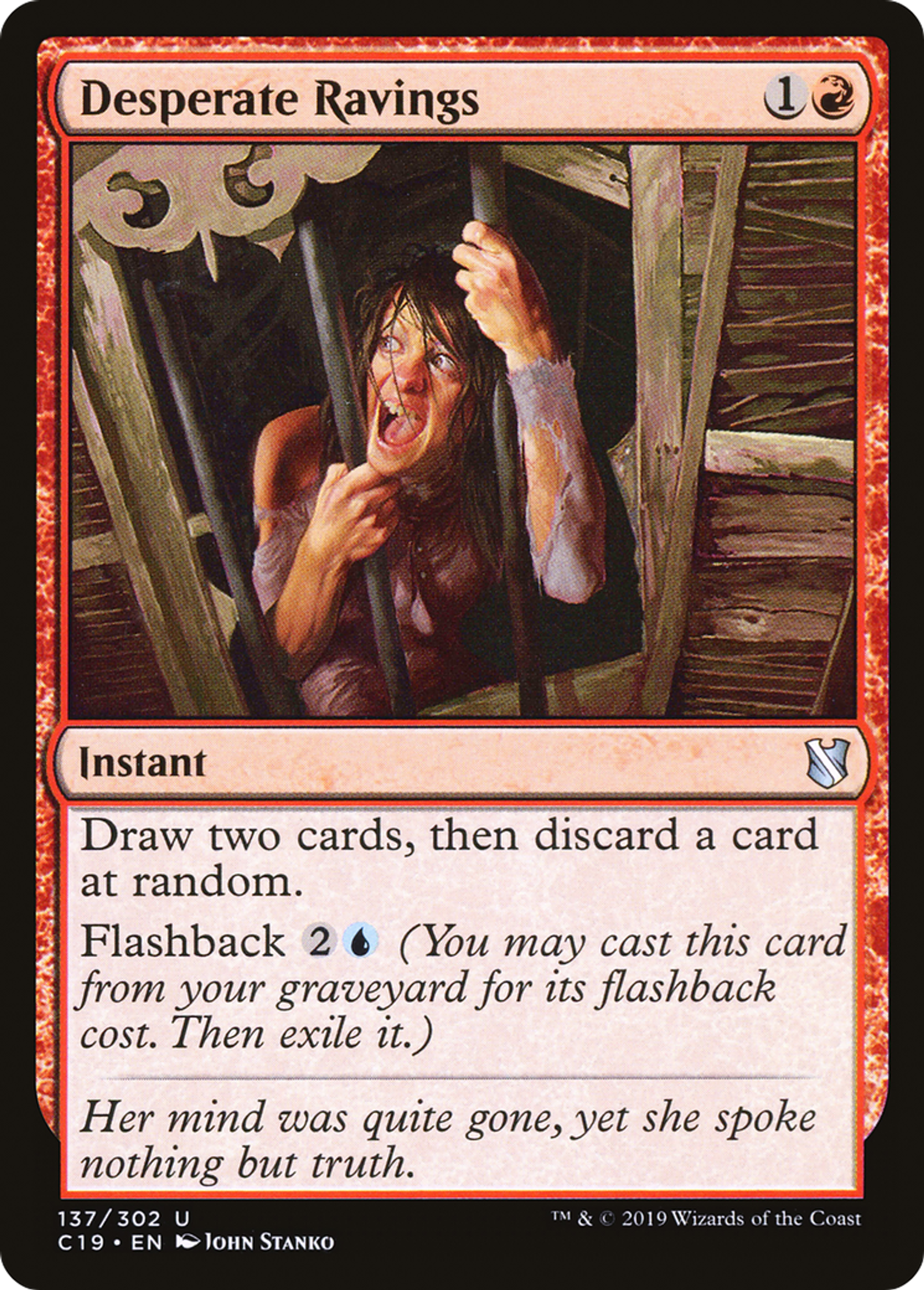 Desperate Ravings — Commander 2019 — Magic: The Gathering