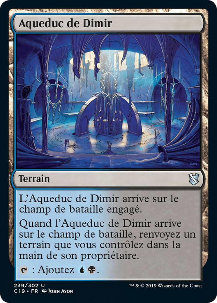 Aqueduc de Dimir — Commander 2019 — Magic: The Gathering