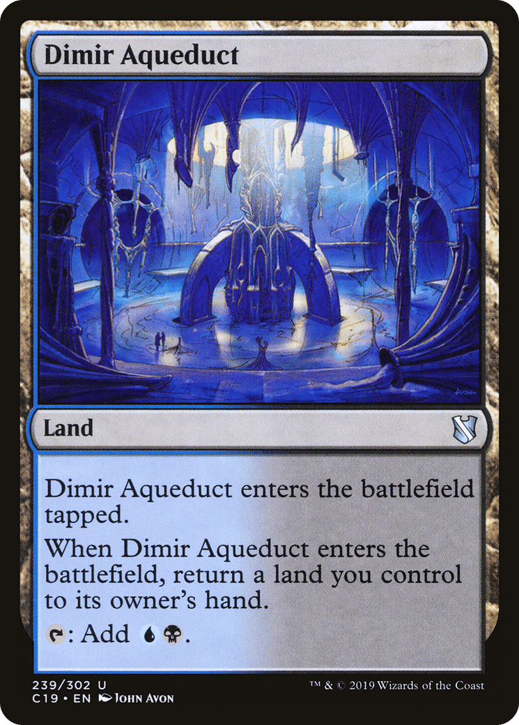 Dimir Aqueduct — Commander 2019 — Magic: The Gathering