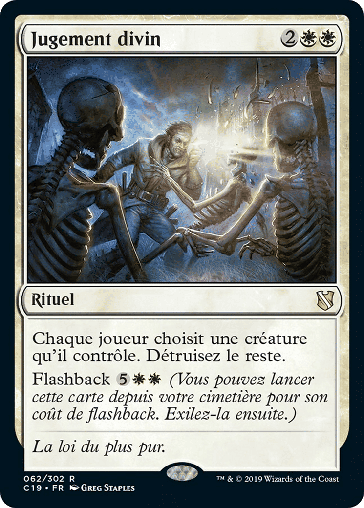 Jugement divin — Commander 2019 — Magic: The Gathering