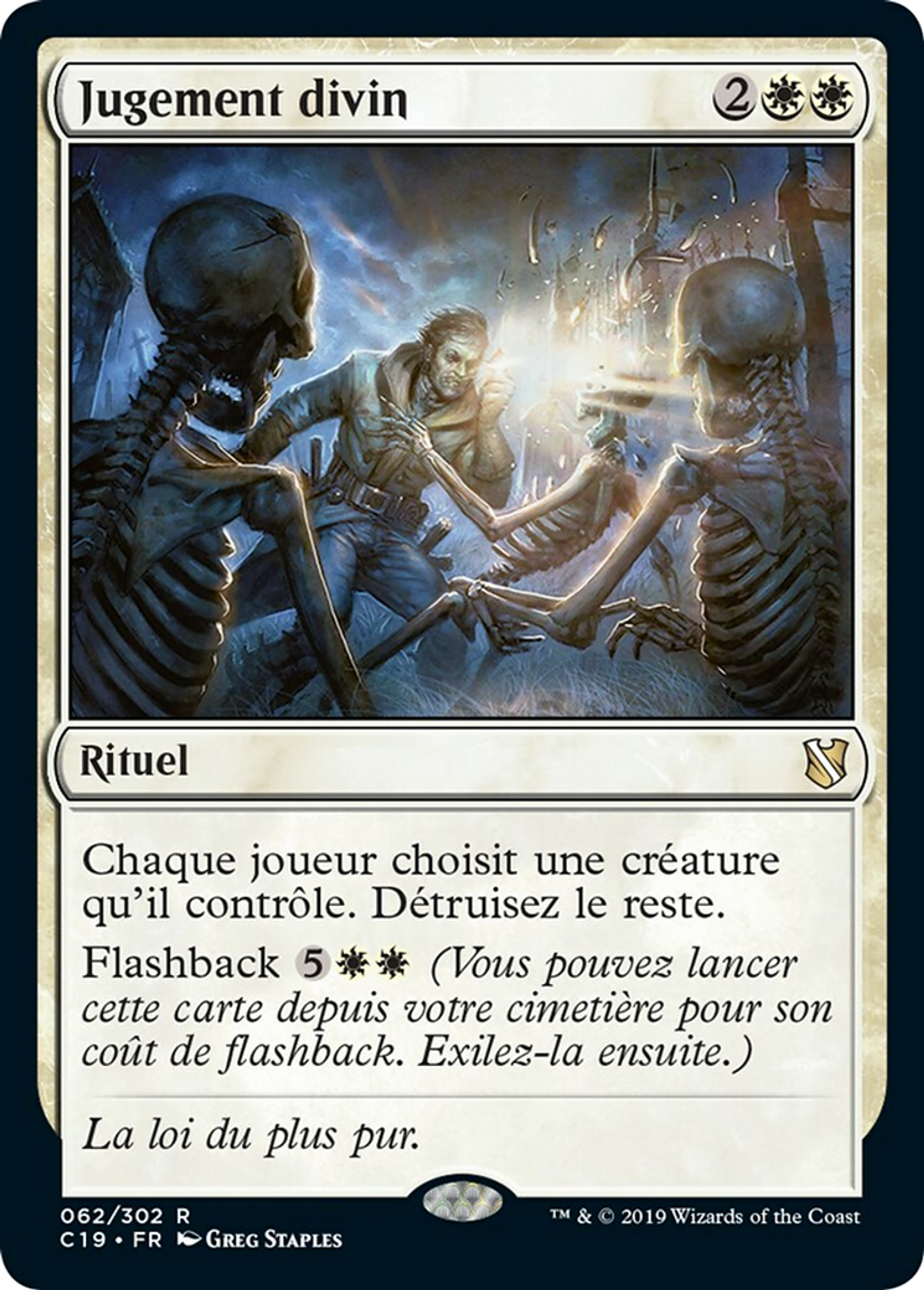 Jugement divin — Commander 2019 — Magic: The Gathering