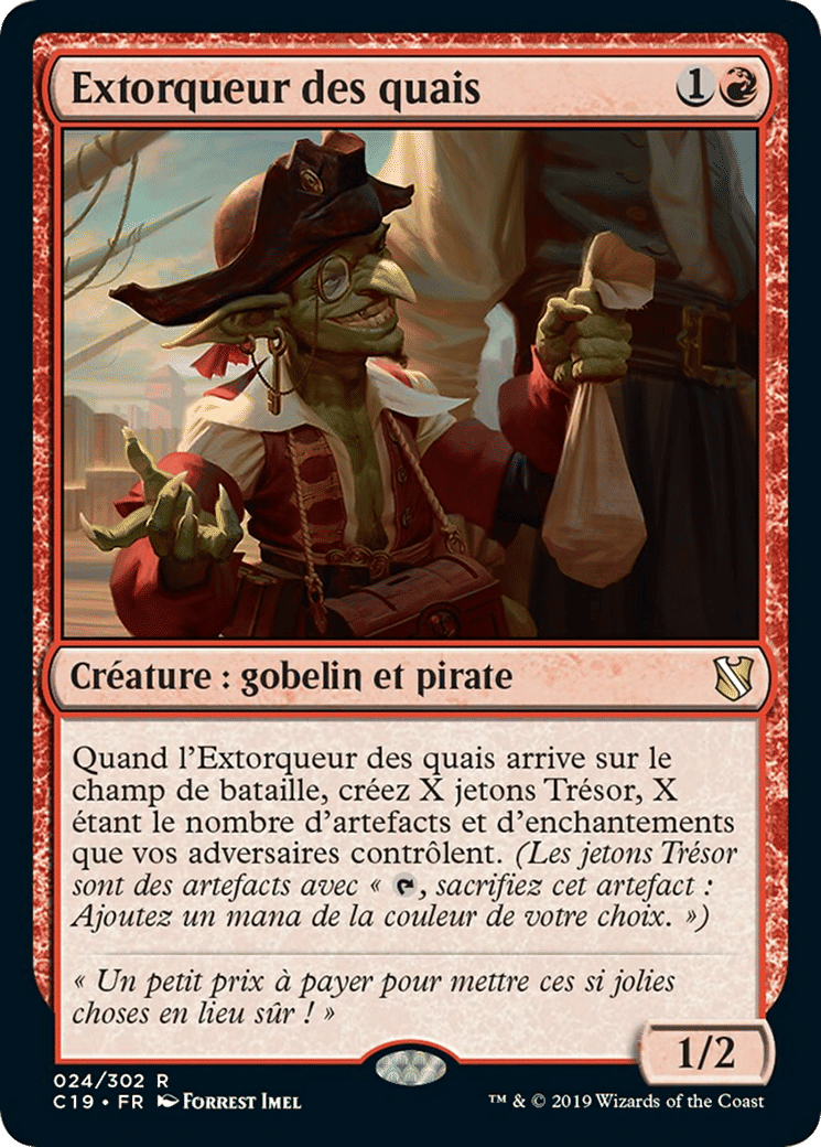 Extorqueur des quais — Commander 2019 — Magic: The Gathering