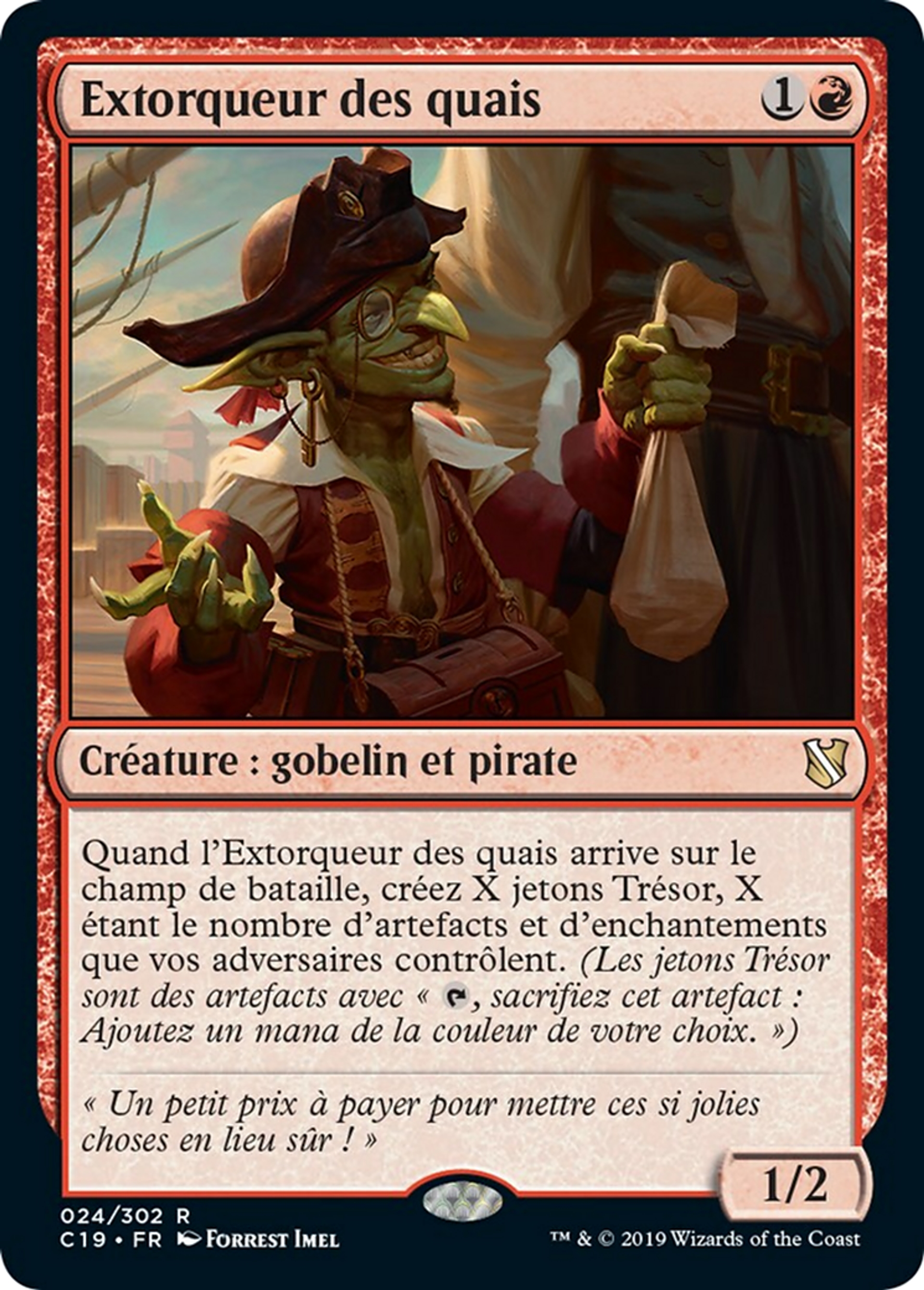 Extorqueur des quais — Commander 2019 — Magic: The Gathering