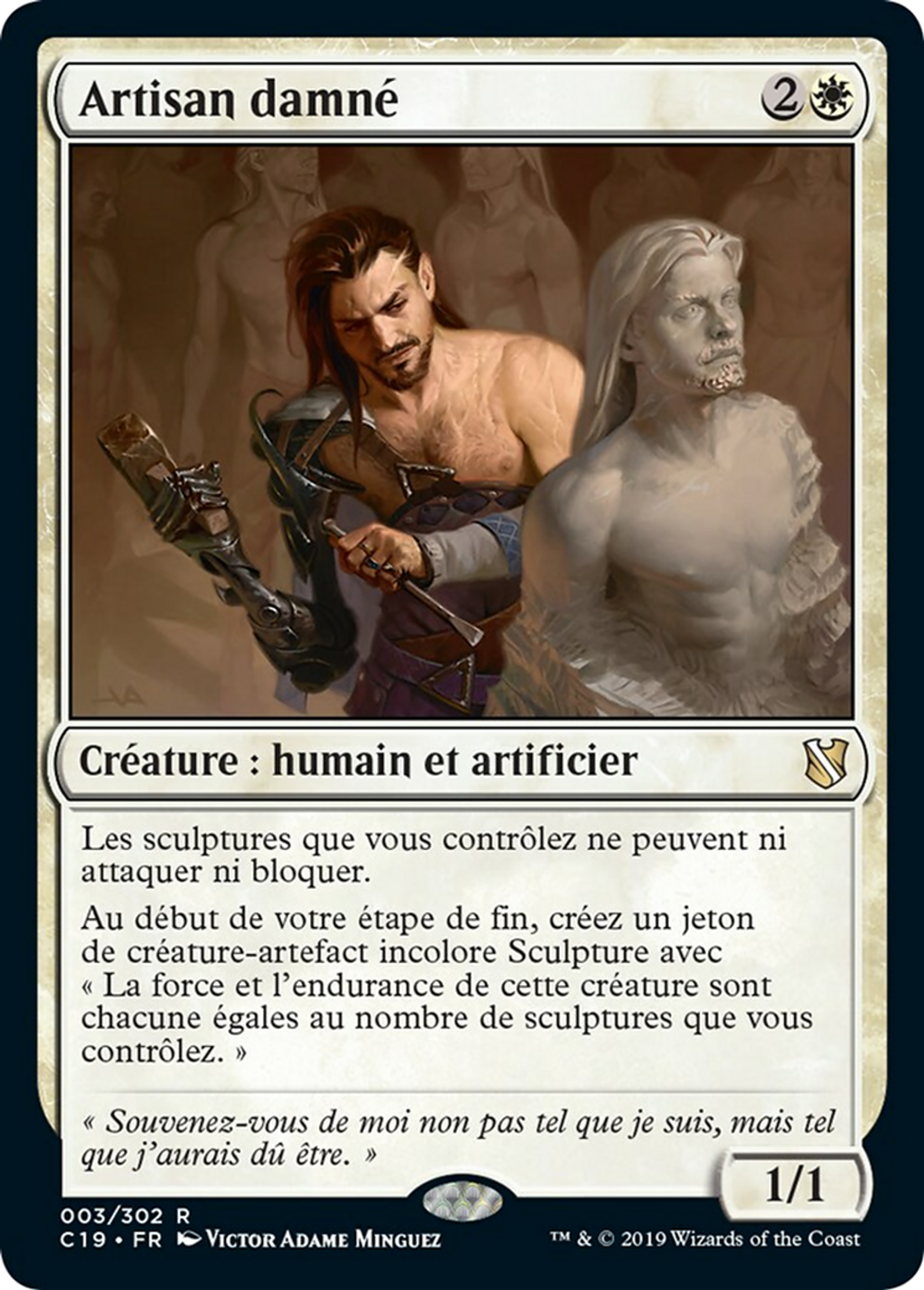 Artisan damné — Commander 2019 — Magic: The Gathering