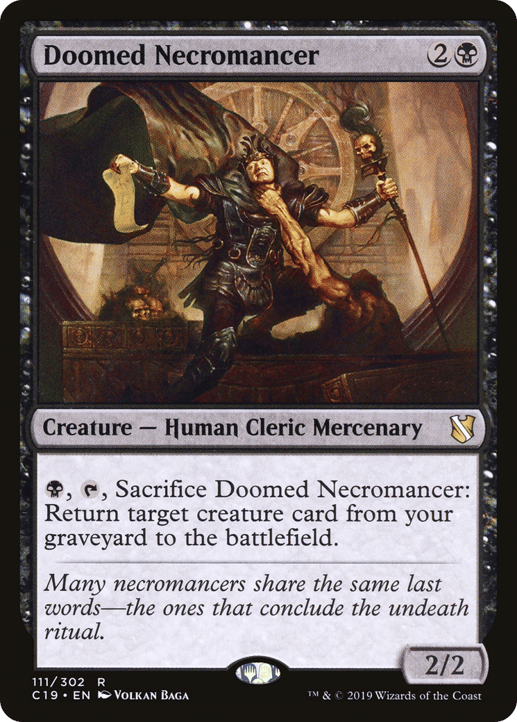 Doomed Necromancer — Commander 2019 — Magic: The Gathering