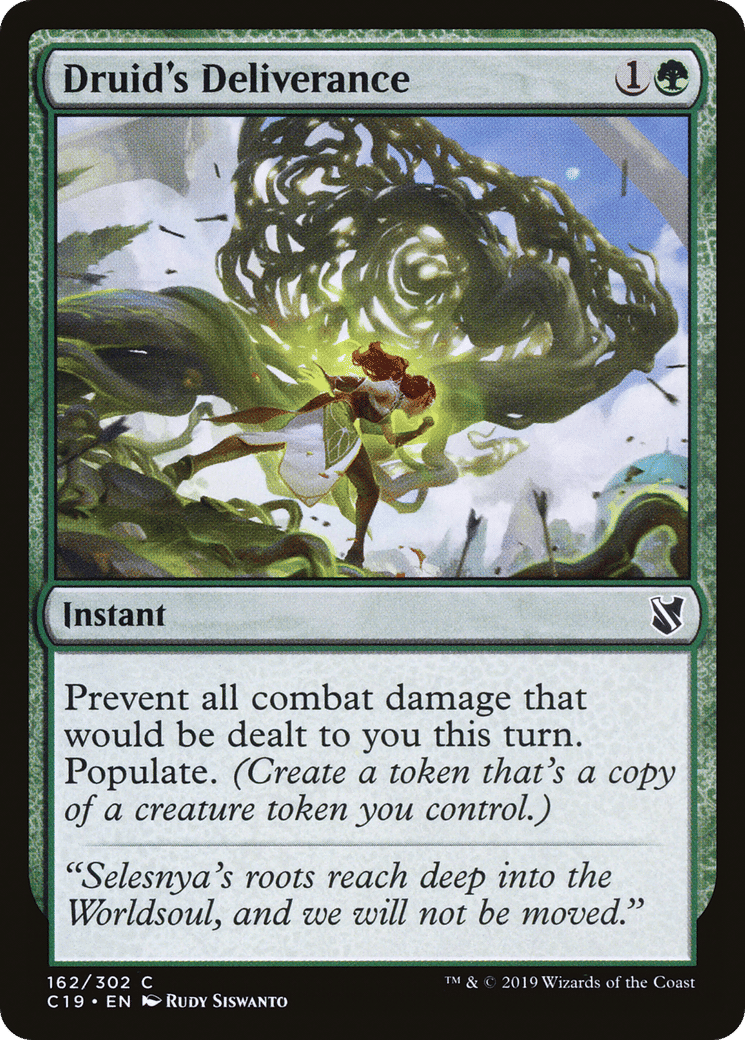Druid's Deliverance — Commander 2019 — Magic: The Gathering
