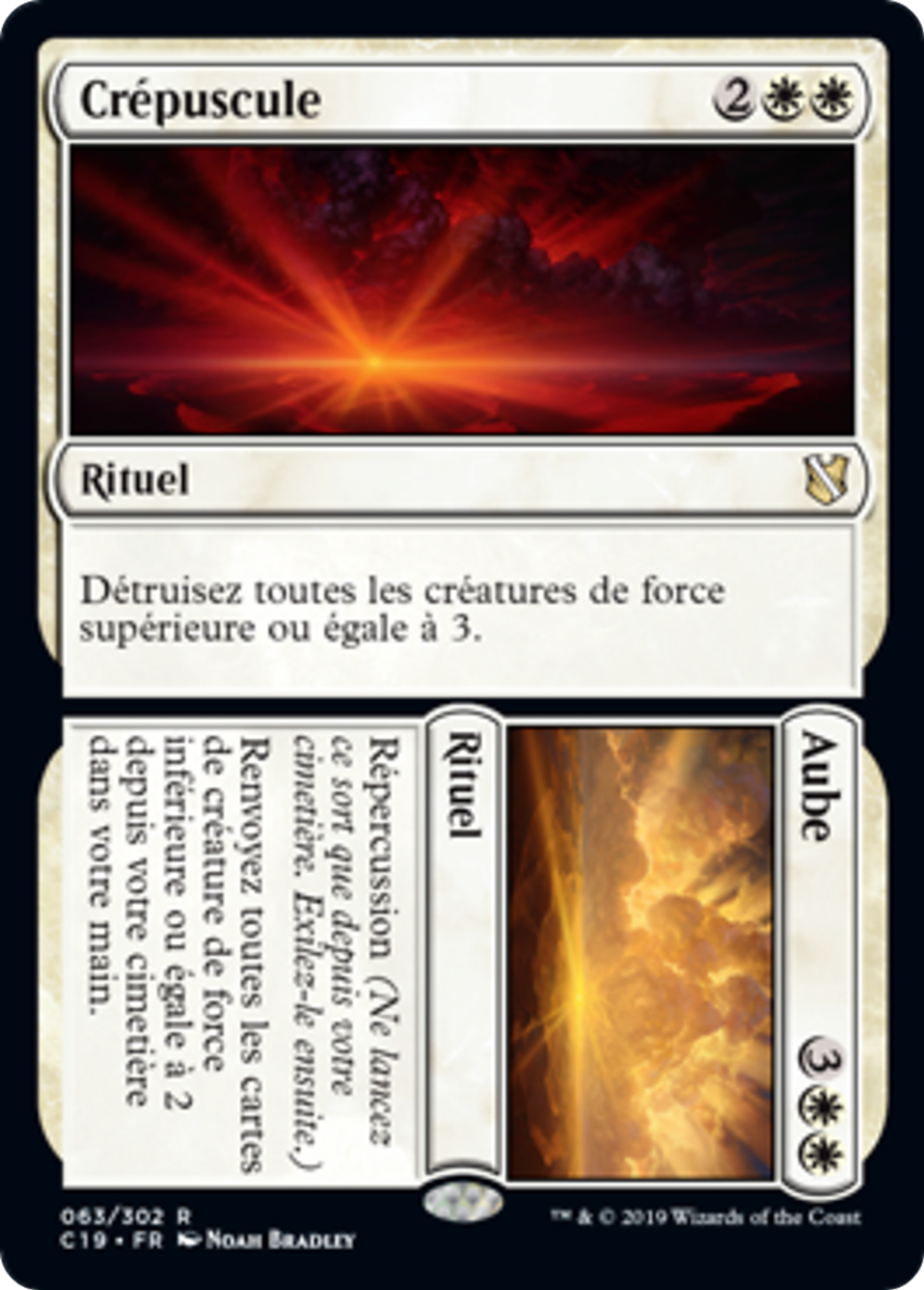 Crépuscule // Aube — Commander 2019 — Magic: The Gathering