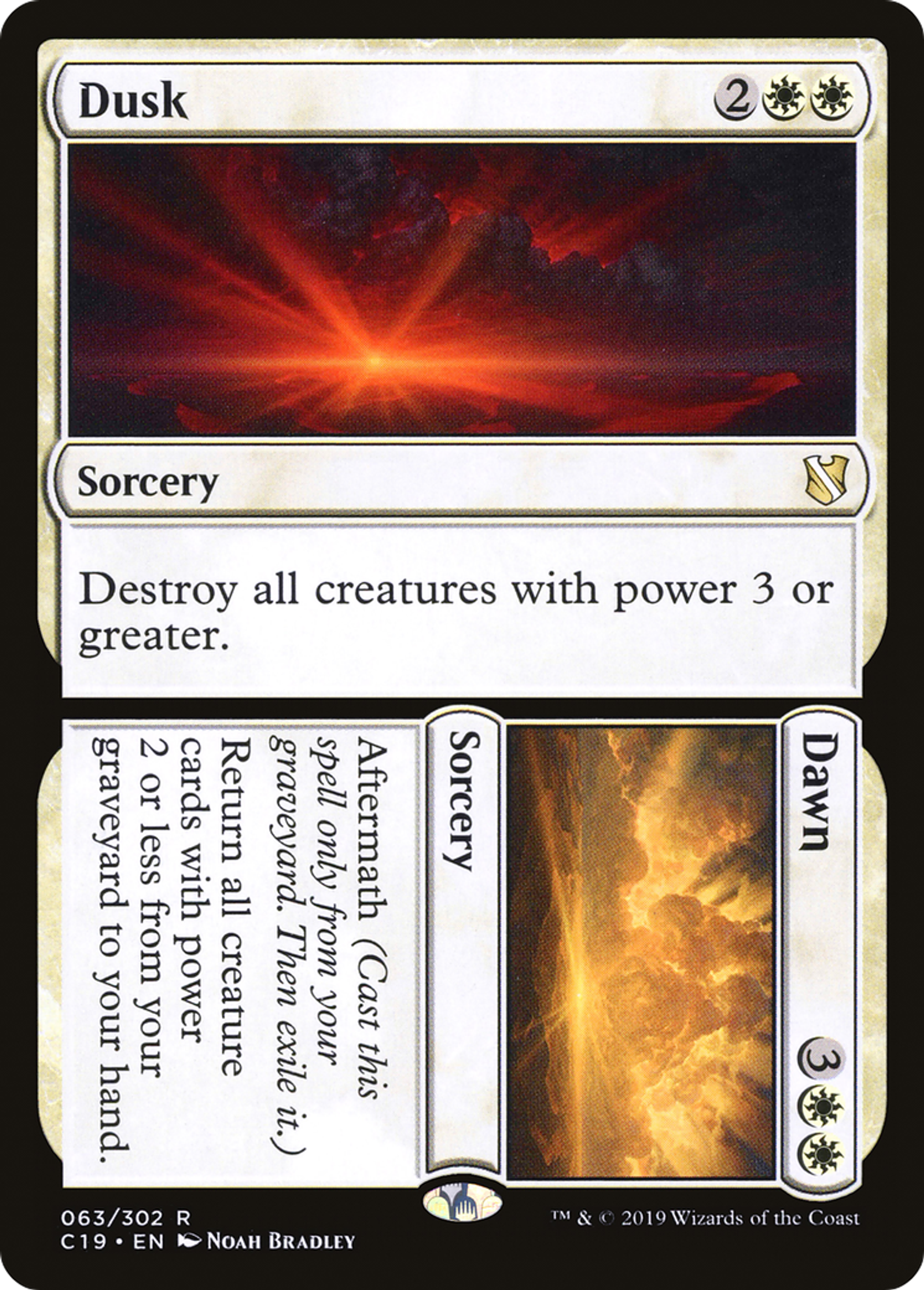 Dusk // Dawn — Commander 2019 — Magic: The Gathering