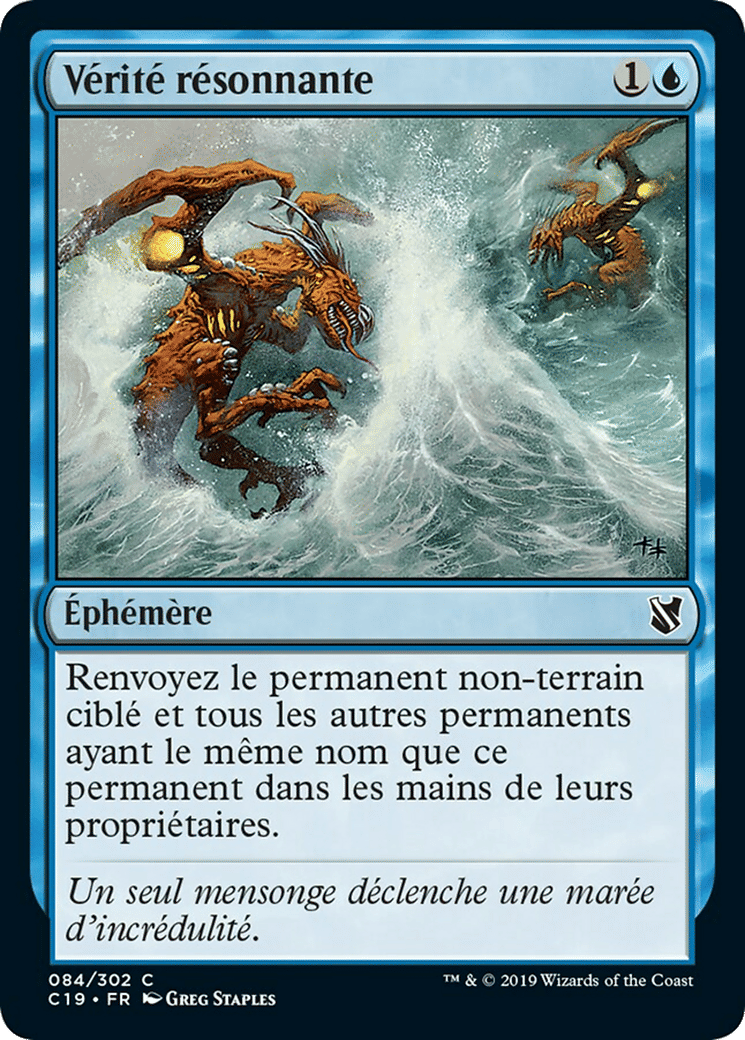 Vérité résonnante — Commander 2019 — Magic: The Gathering