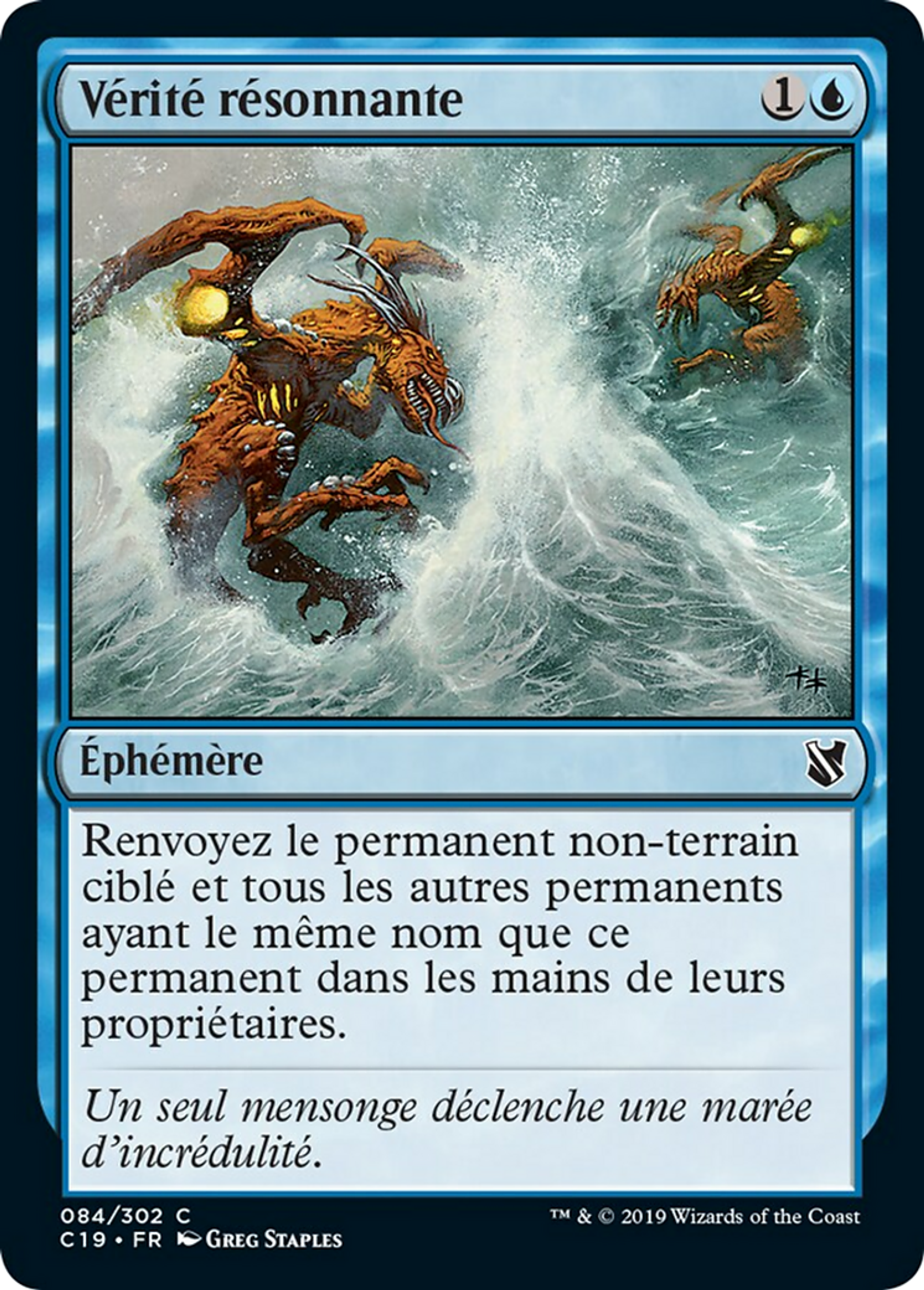 Vérité résonnante — Commander 2019 — Magic: The Gathering