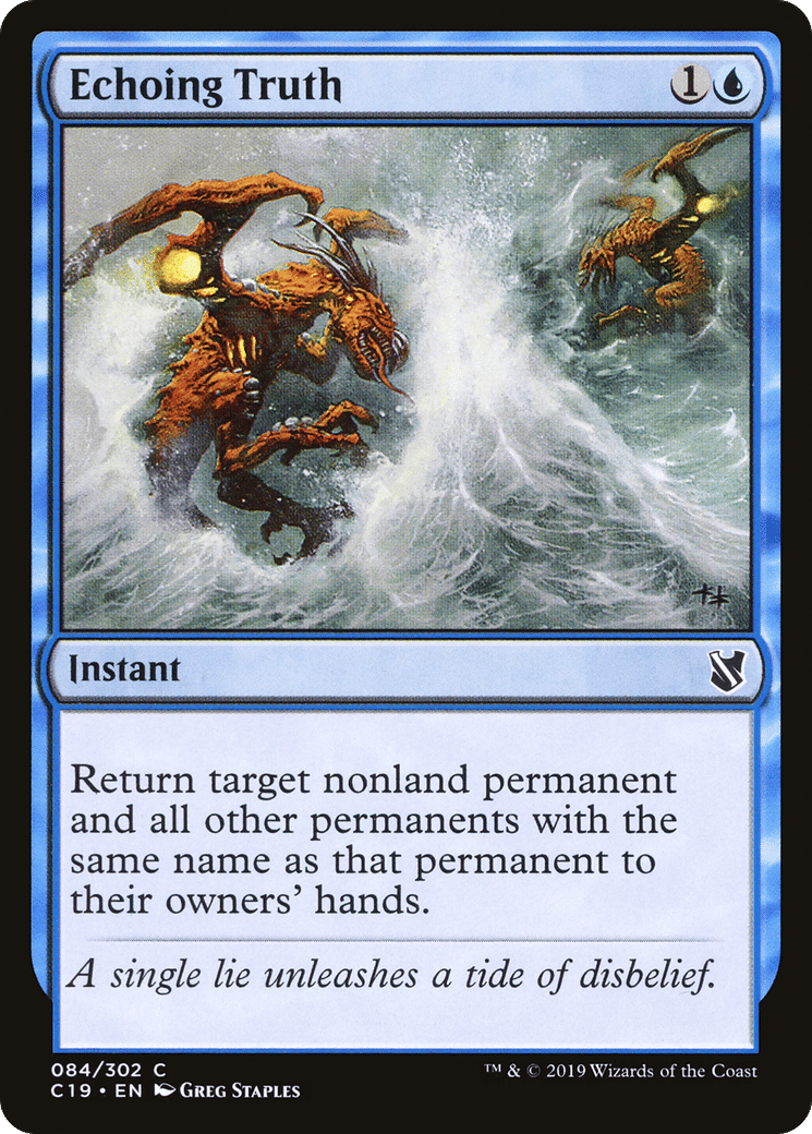 Echoing Truth — Commander 2019 — Magic: The Gathering