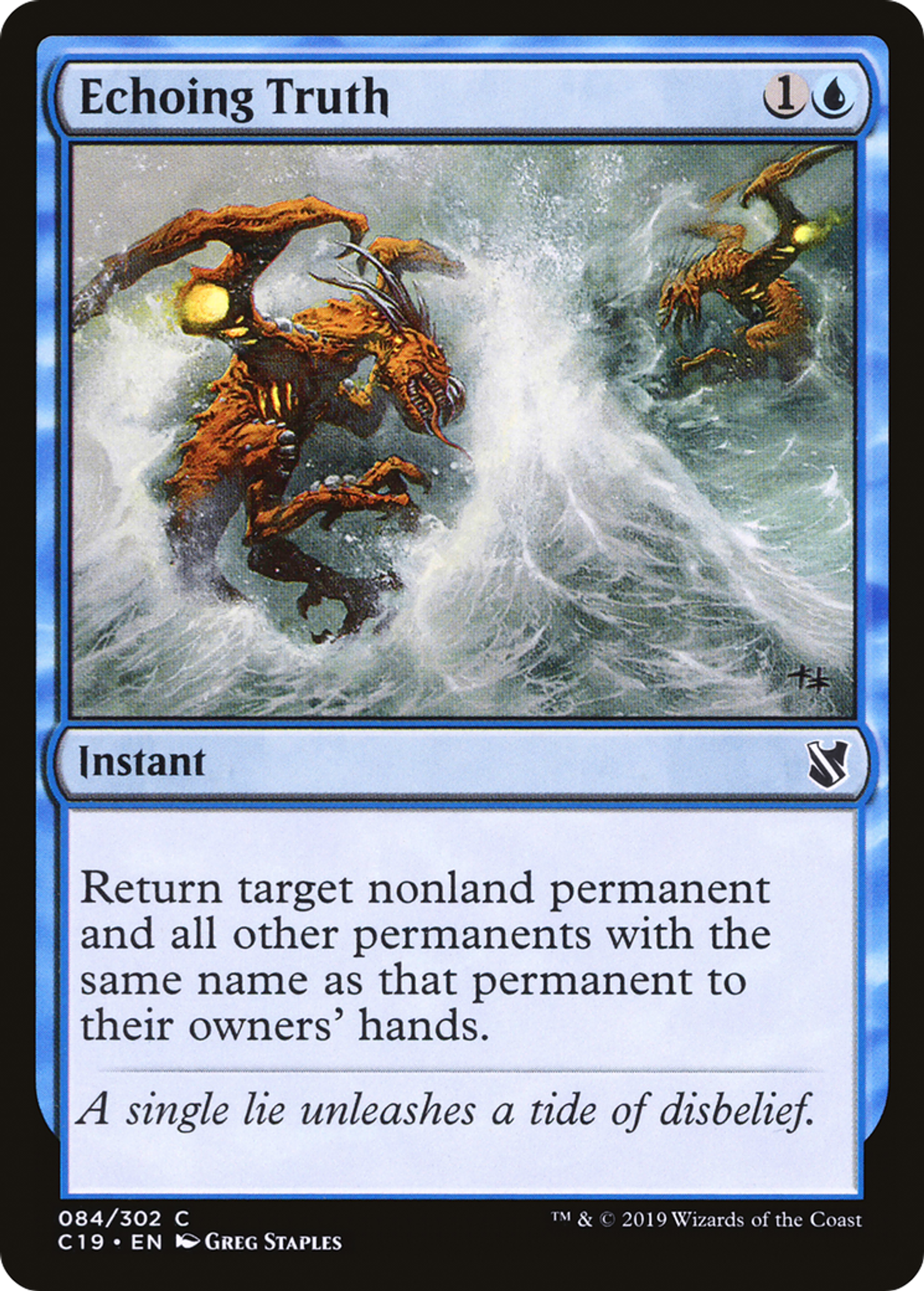 Echoing Truth — Commander 2019 — Magic: The Gathering
