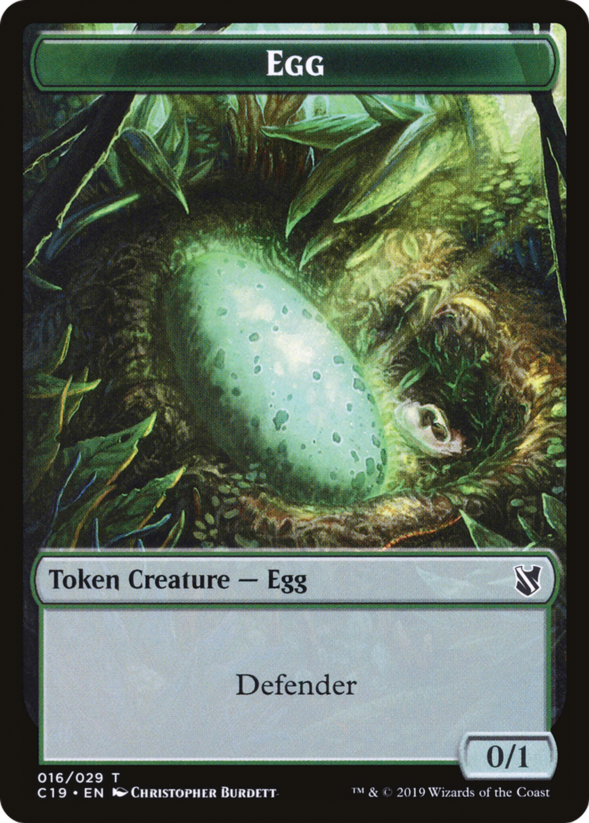 Egg — Commander 2019 — Magic: The Gathering