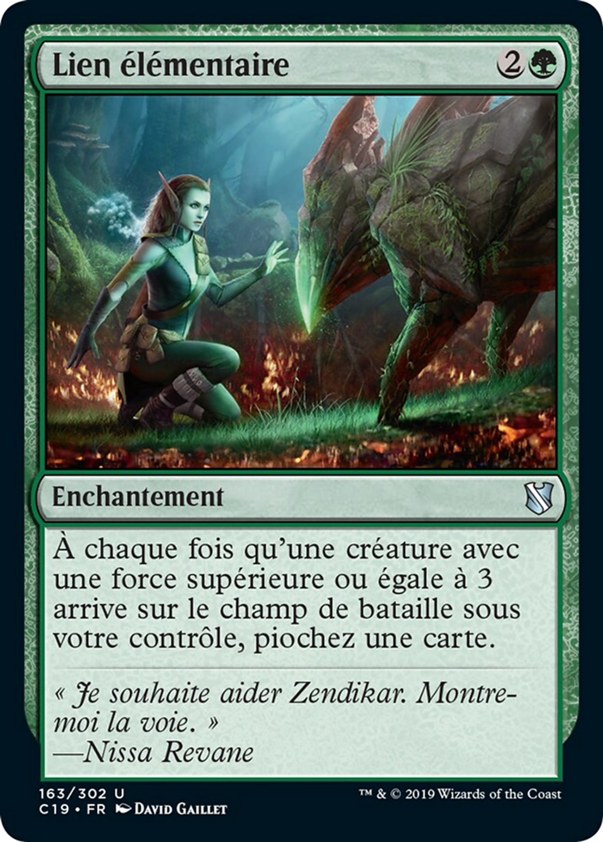 Lien élémentaire — Commander 2019 — Magic: The Gathering