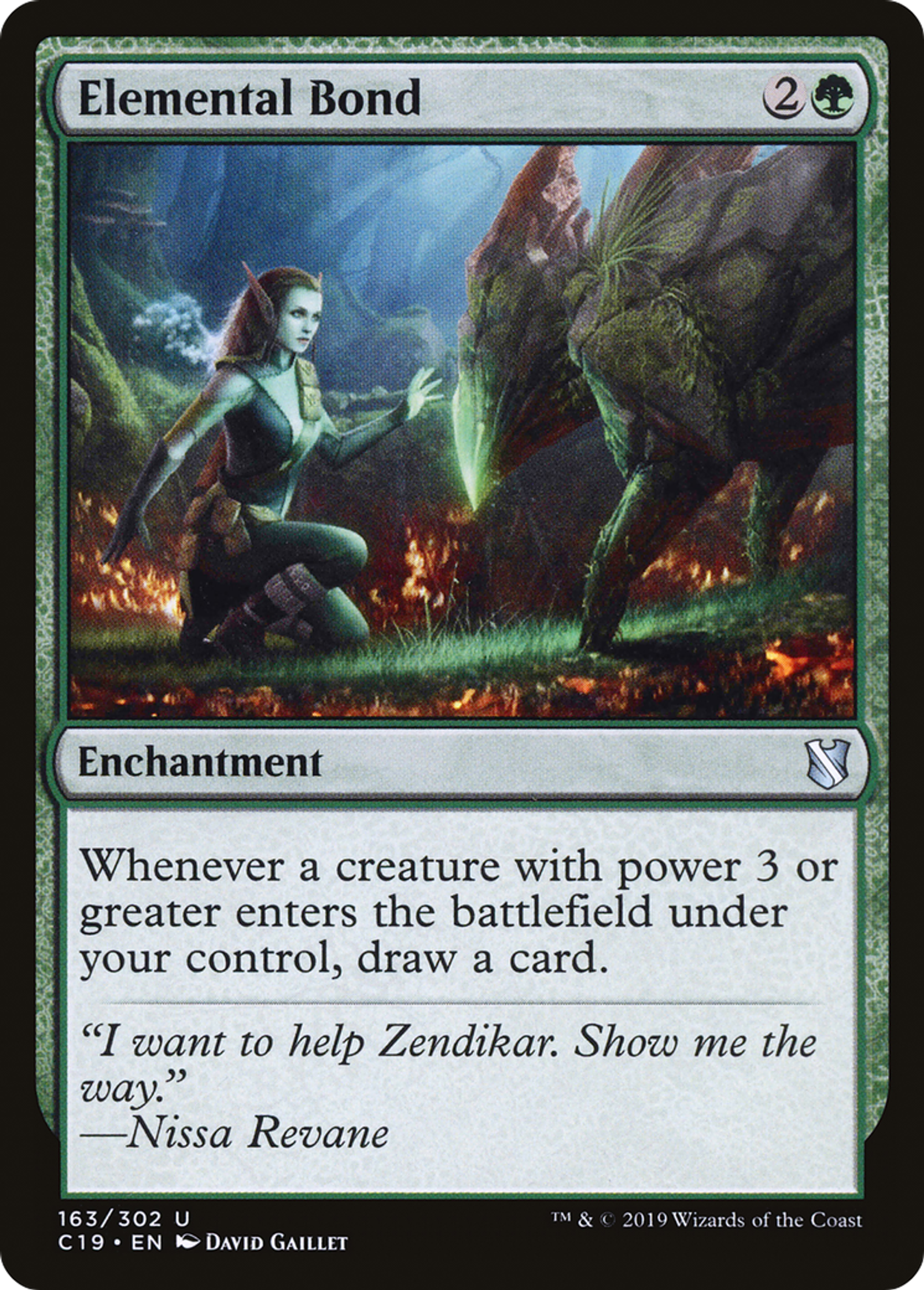 Elemental Bond — Commander 2019 — Magic: The Gathering