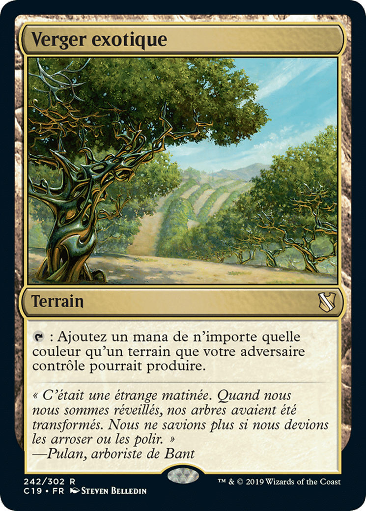 Verger exotique — Commander 2019 — Magic: The Gathering