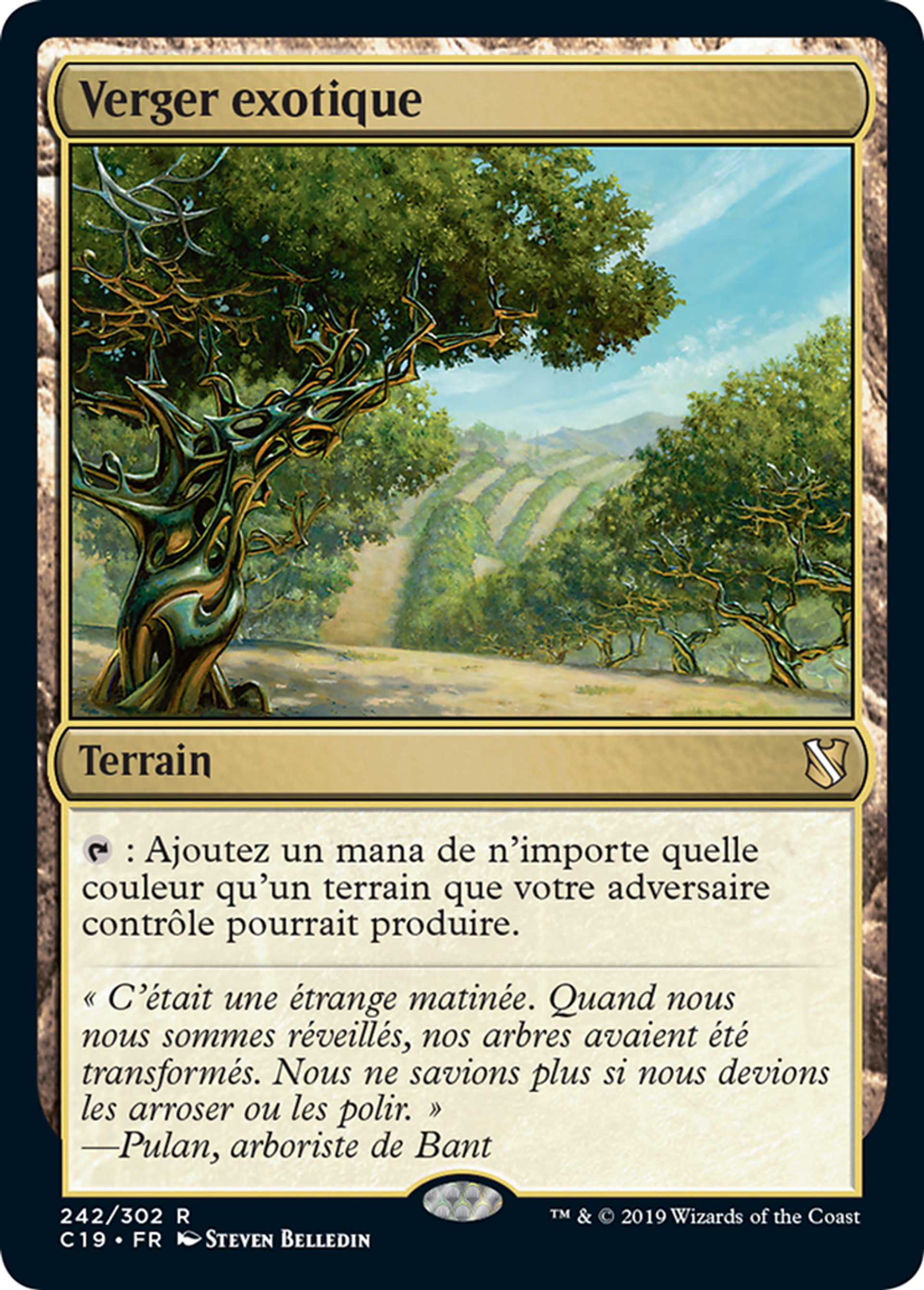 Verger exotique — Commander 2019 — Magic: The Gathering