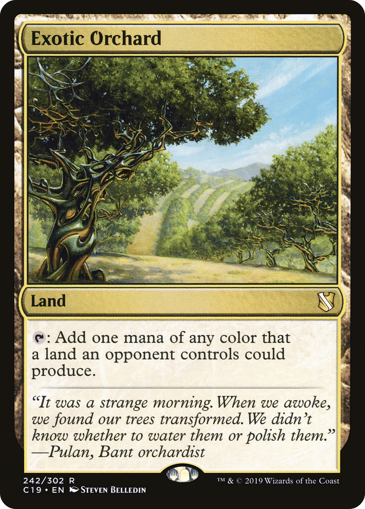 Exotic Orchard — Commander 2019 — Magic: The Gathering