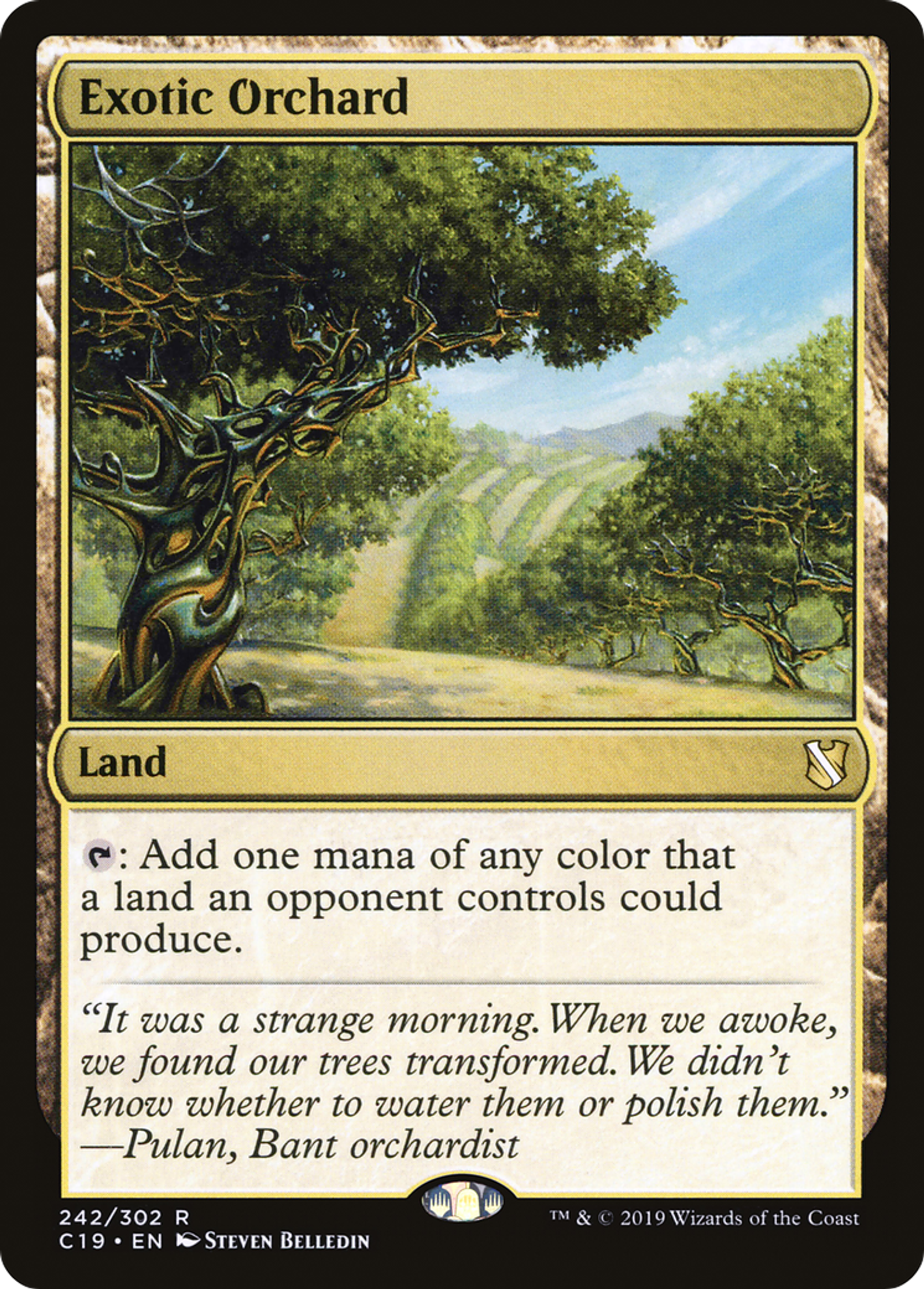 Exotic Orchard — Commander 2019 — Magic: The Gathering