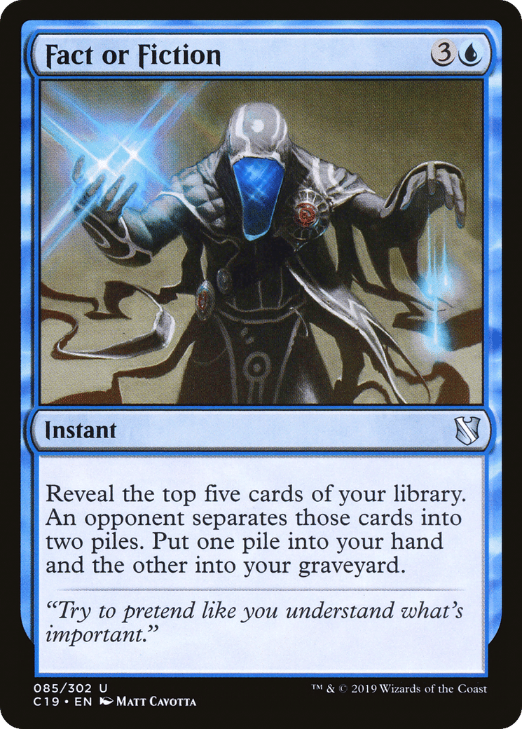 Fact or Fiction — Commander 2019 — Magic: The Gathering