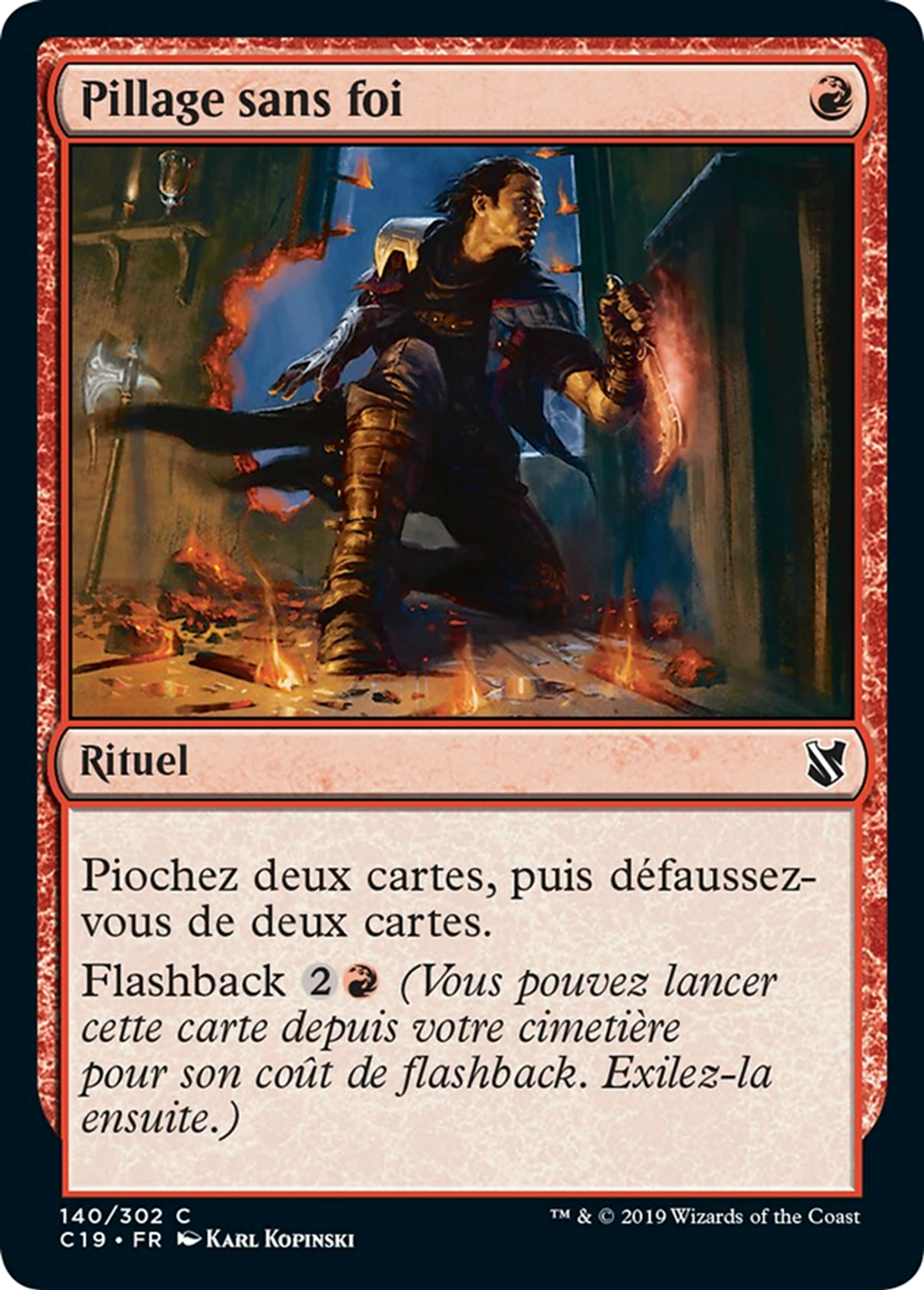 Pillage sans foi — Commander 2019 — Magic: The Gathering