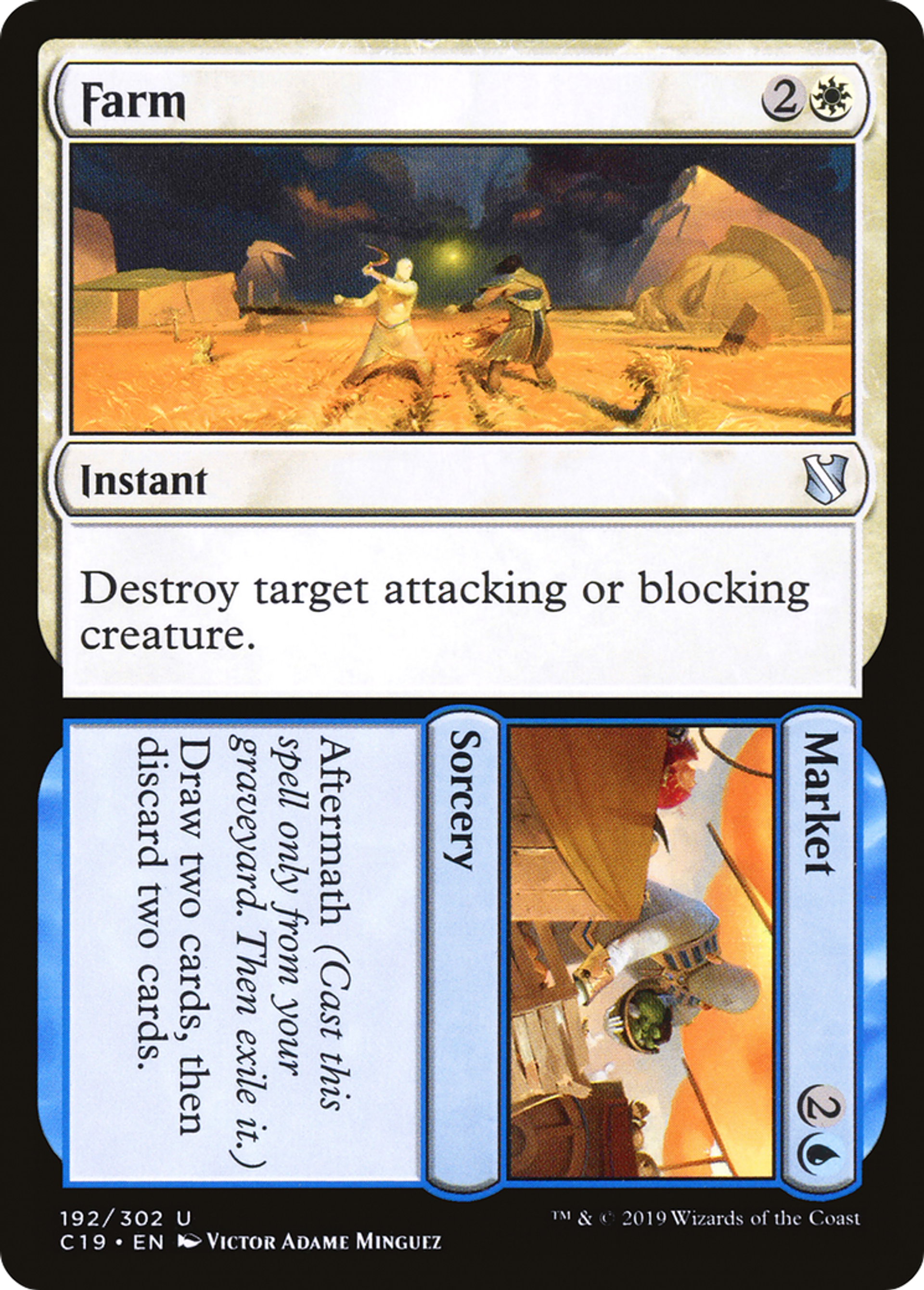 Farm // Market — Commander 2019 — Magic: The Gathering
