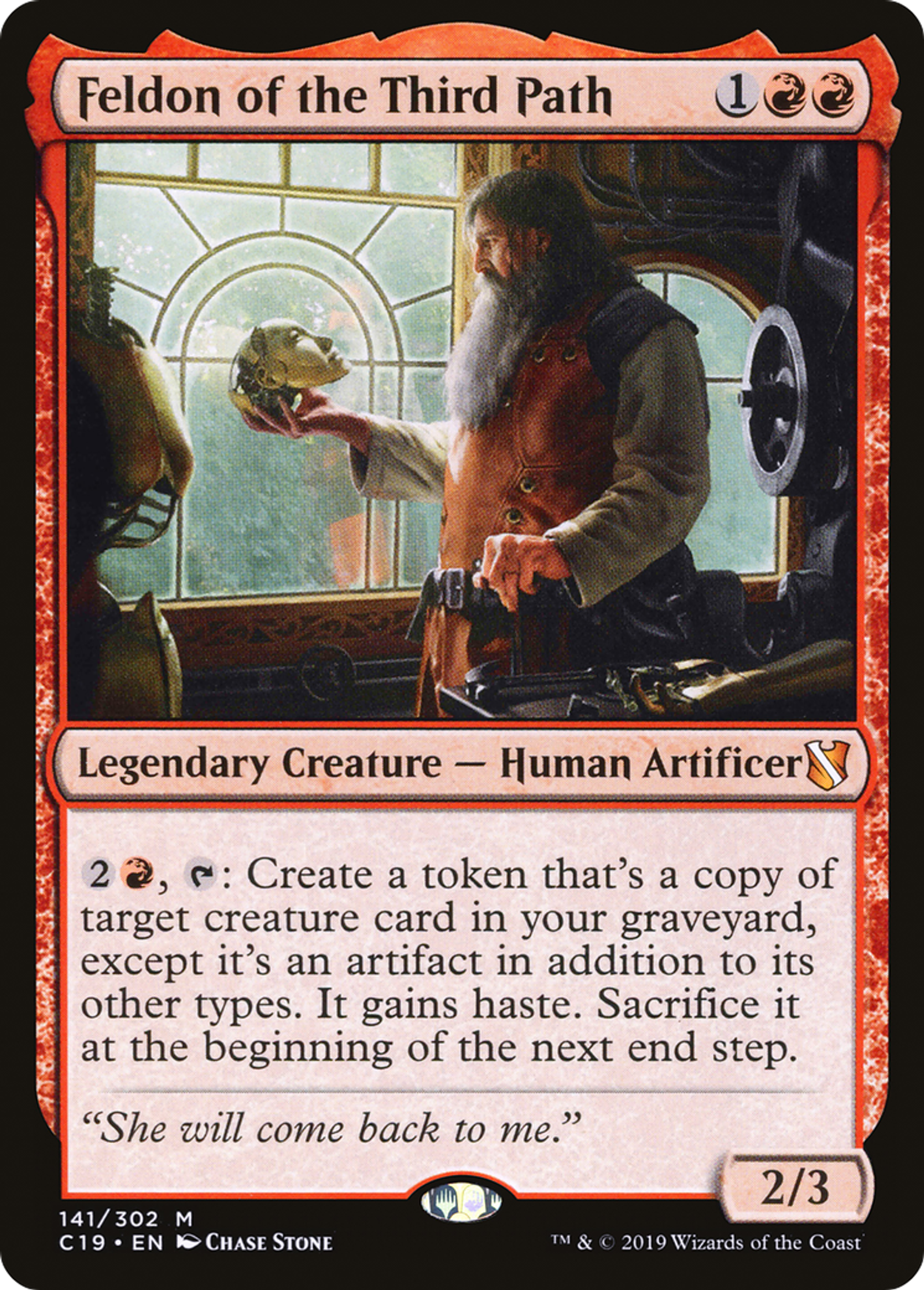 Feldon of the Third Path — Commander 2019 — Magic: The Gathering