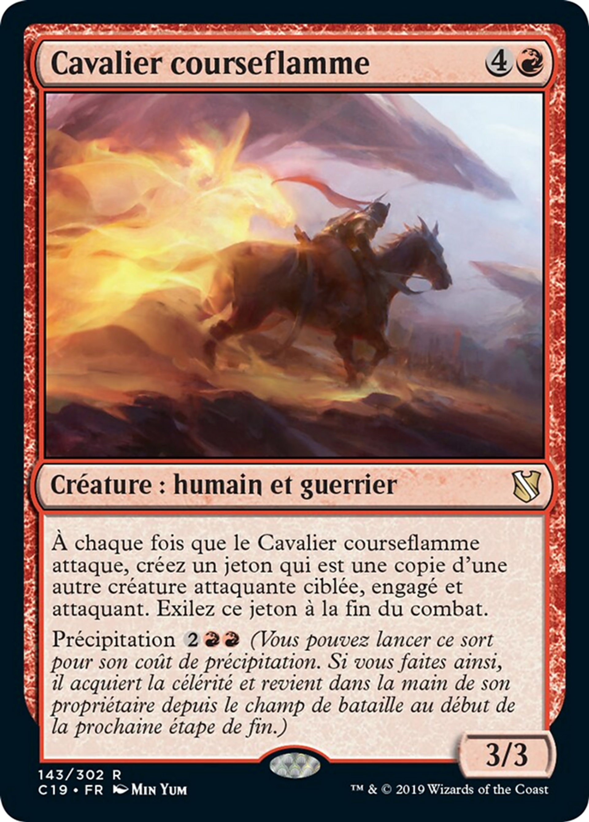 Cavalier courseflamme — Commander 2019 — Magic: The Gathering