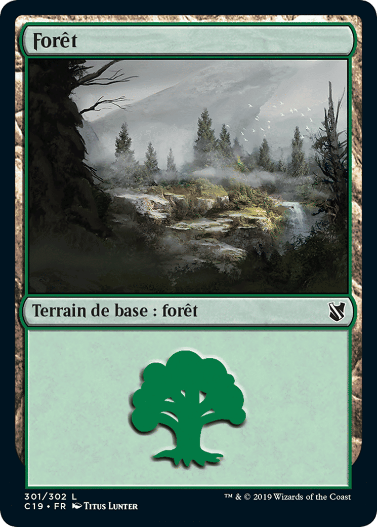 Forêt — Commander 2019 — Magic: The Gathering