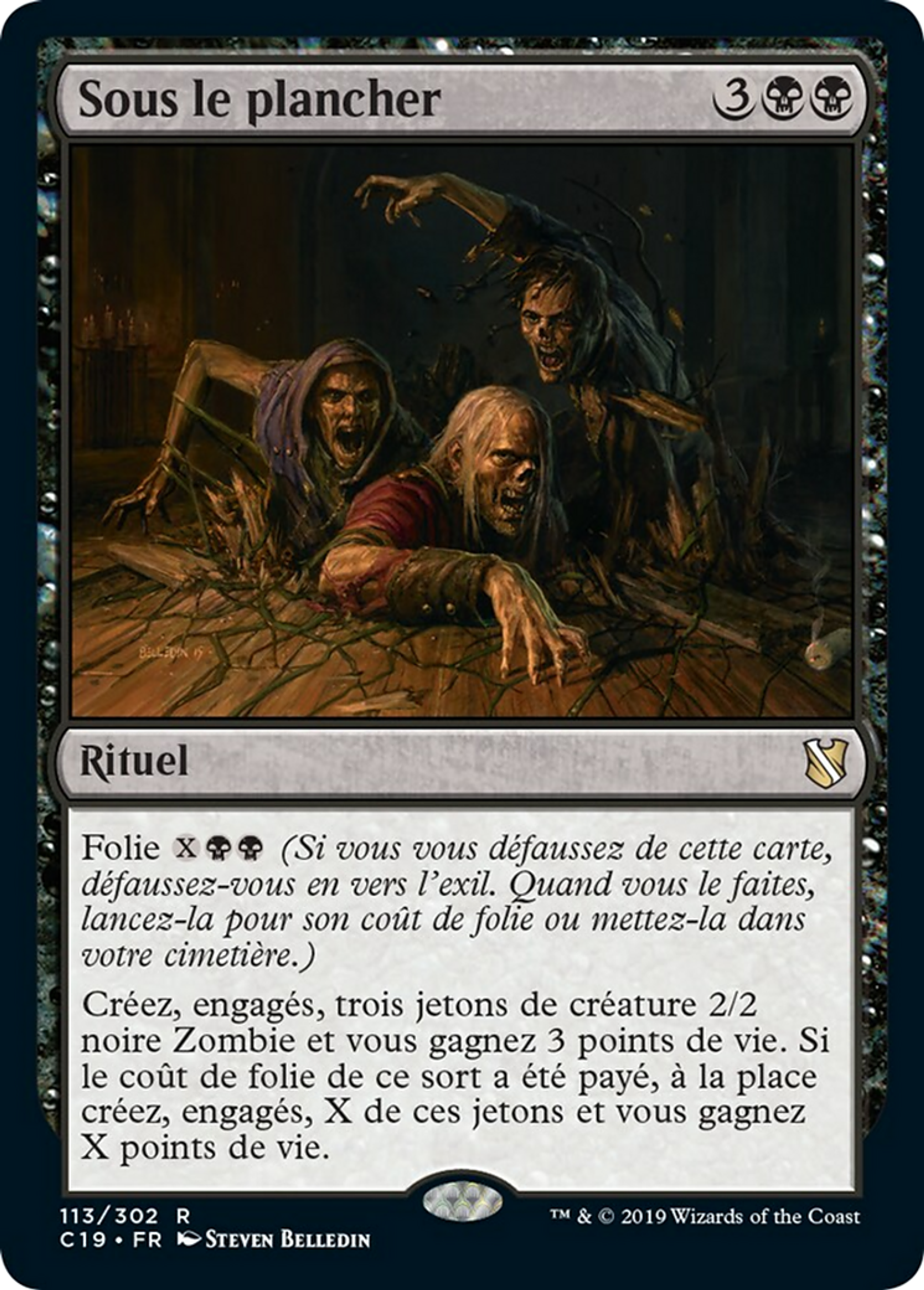 Sous le plancher — Commander 2019 — Magic: The Gathering