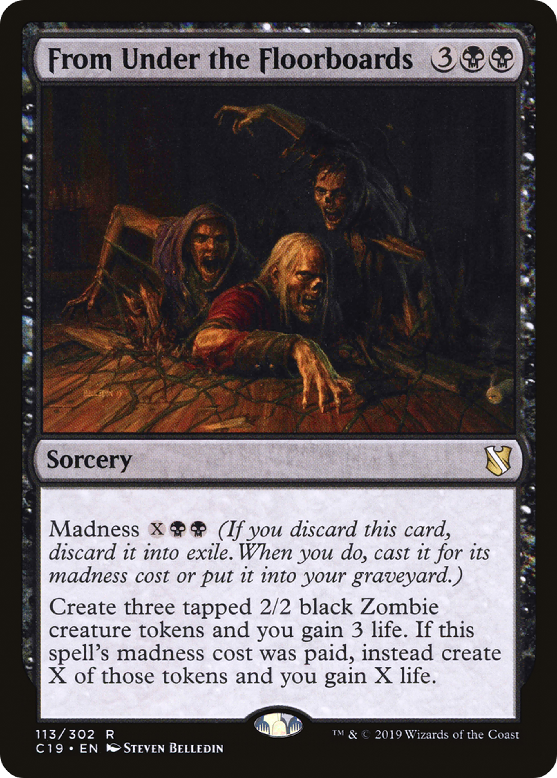 From Under the Floorboards — Commander 2019 — Magic: The Gathering