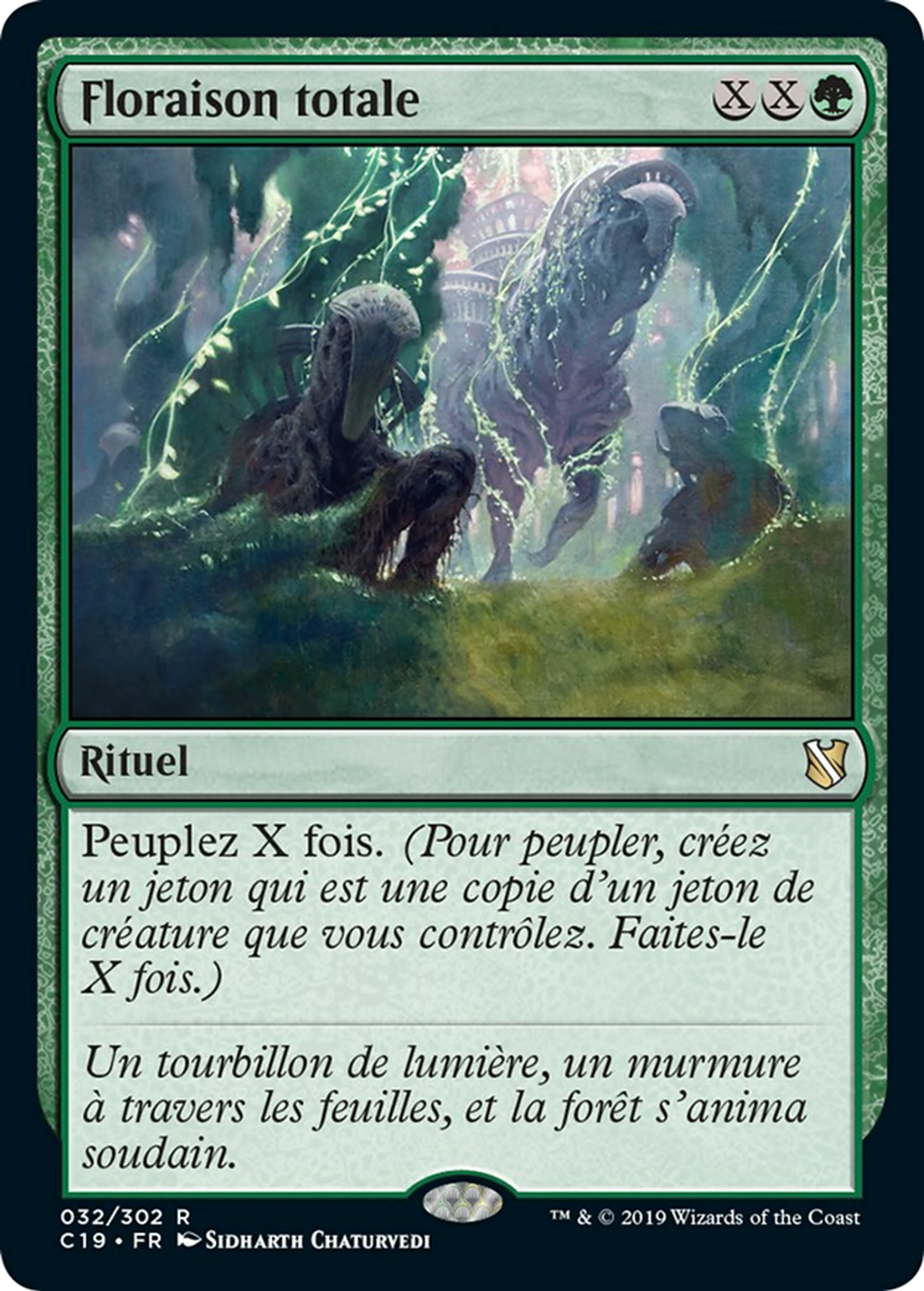 Floraison totale — Commander 2019 — Magic: The Gathering