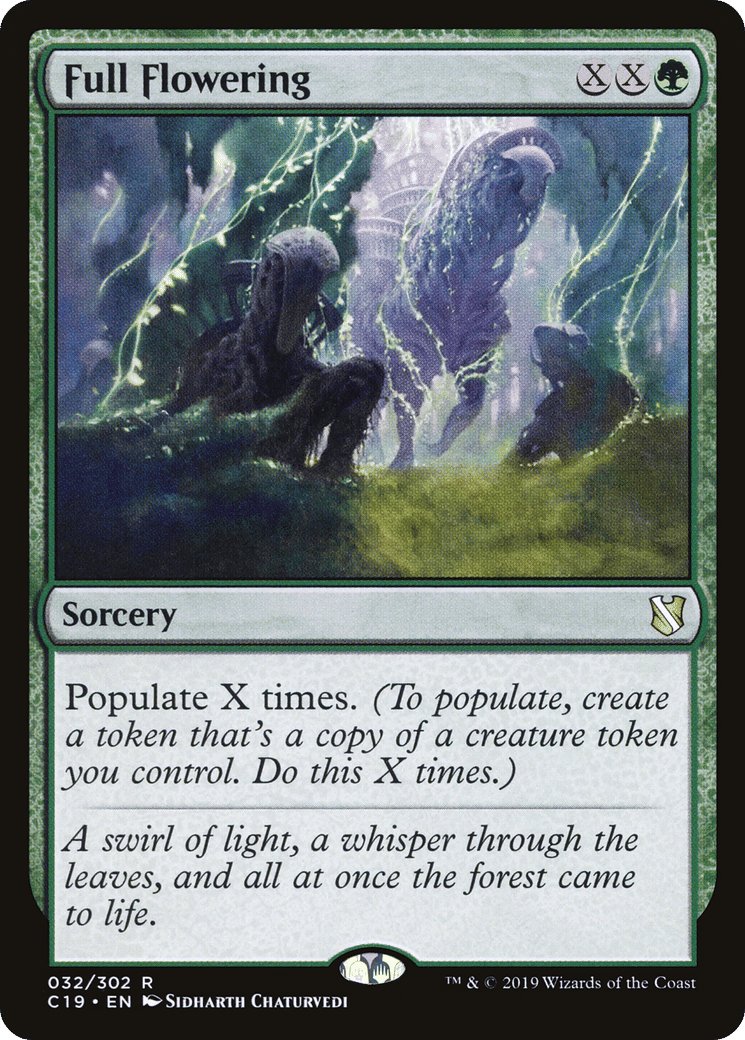 Full Flowering — Commander 2019 — Magic: The Gathering