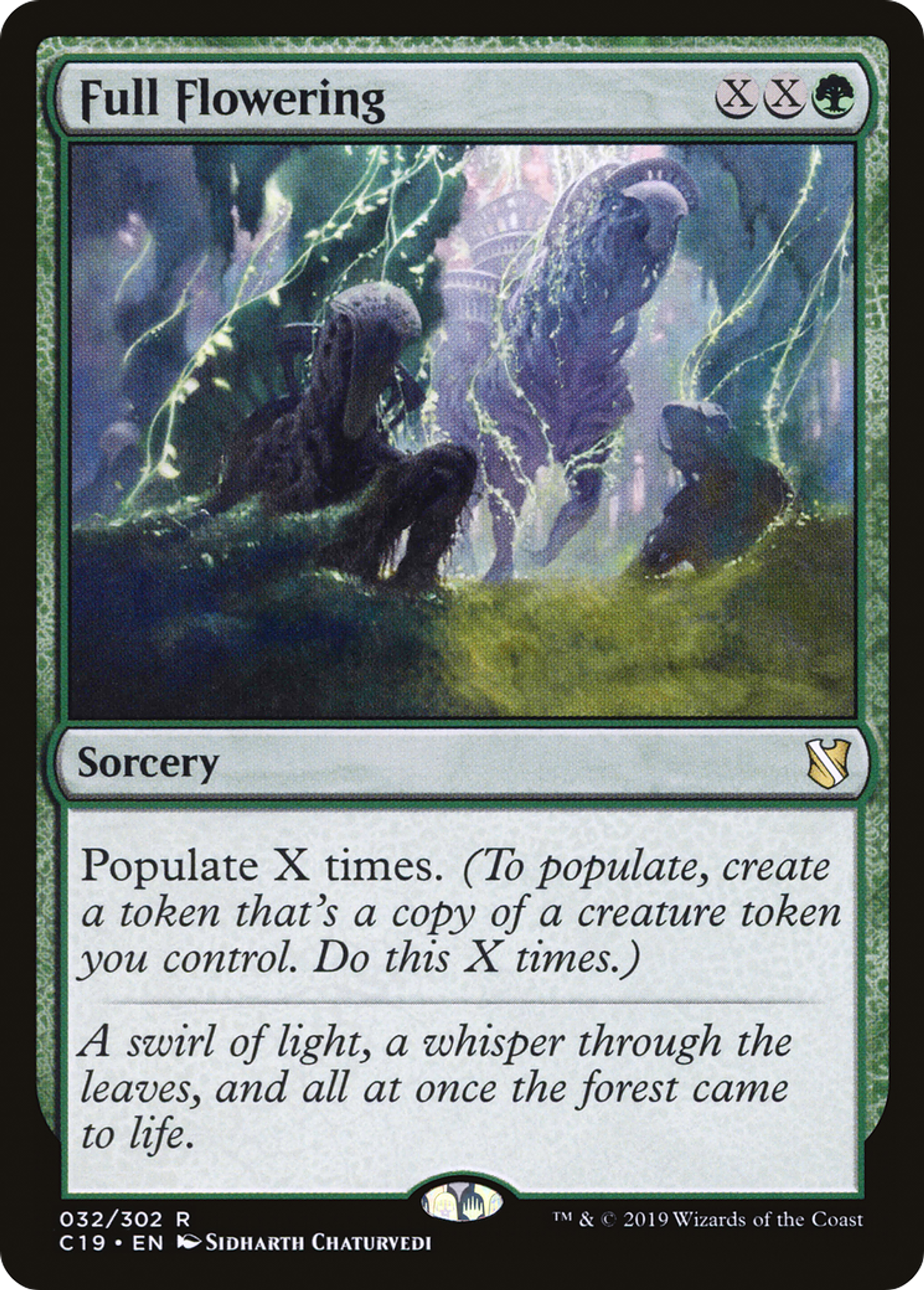 Full Flowering — Commander 2019 — Magic: The Gathering