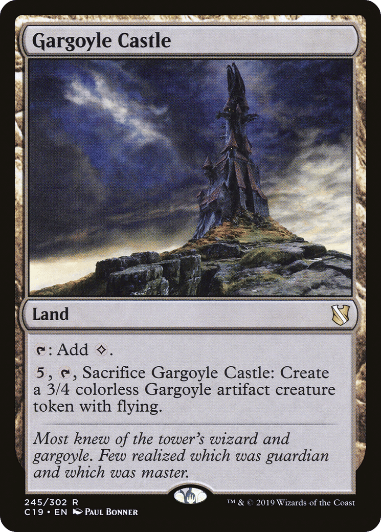 Gargoyle Castle — Commander 2019 — Magic: The Gathering