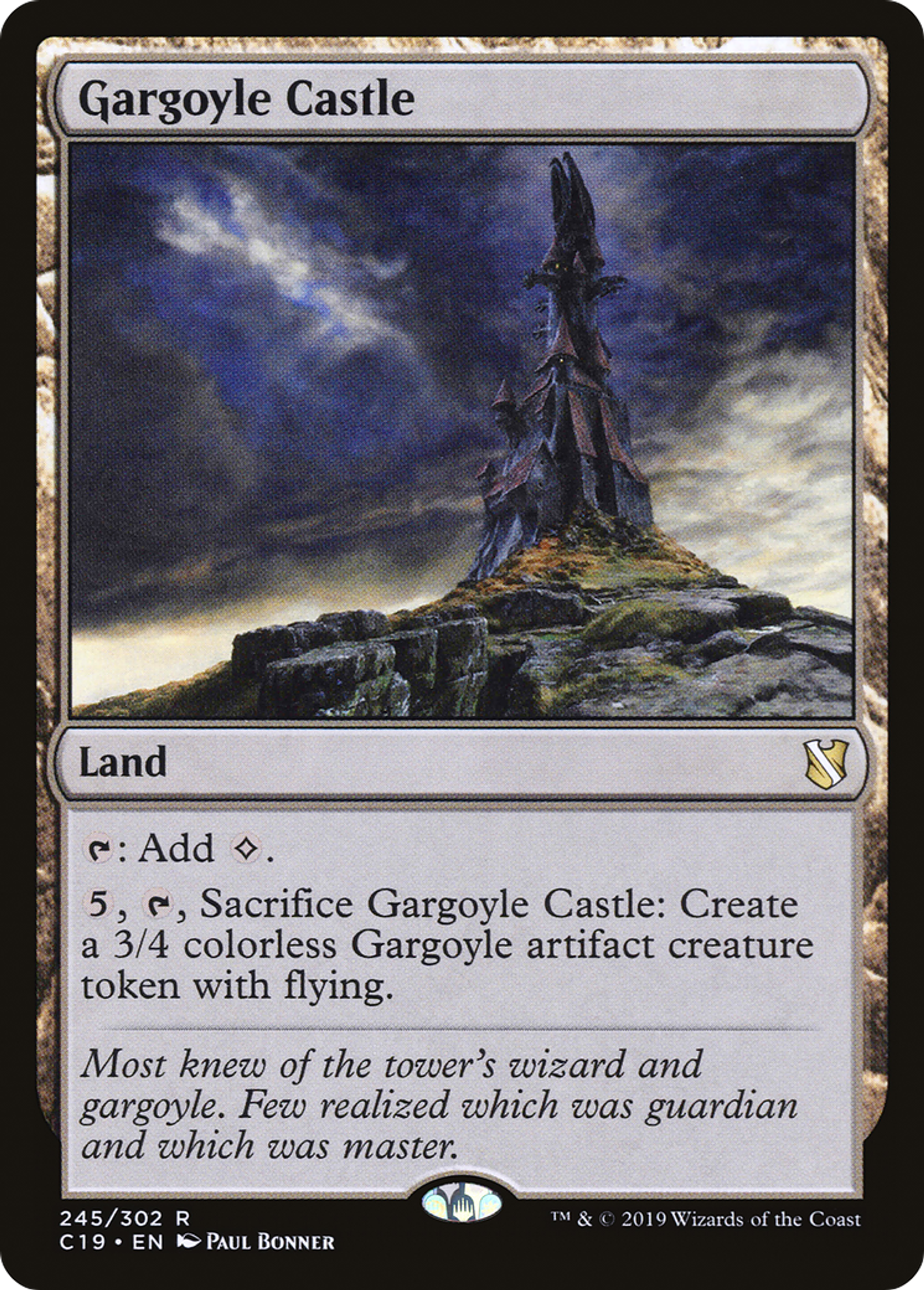 Gargoyle Castle — Commander 2019 — Magic: The Gathering