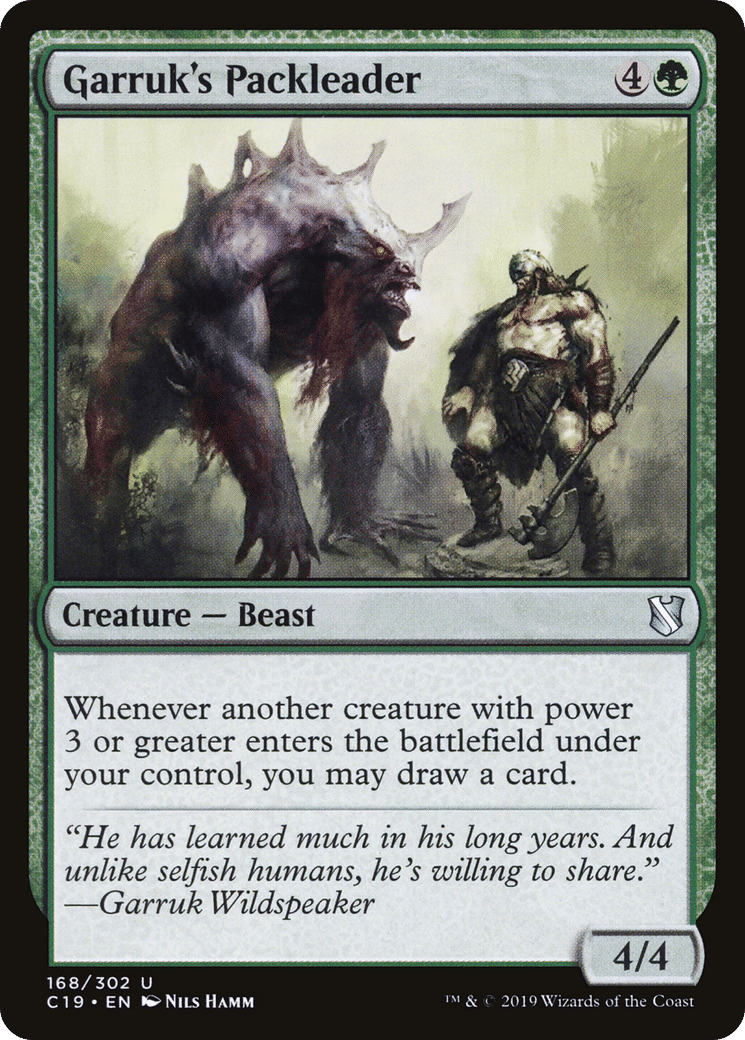 Garruk's Packleader — Commander 2019 — Magic: The Gathering