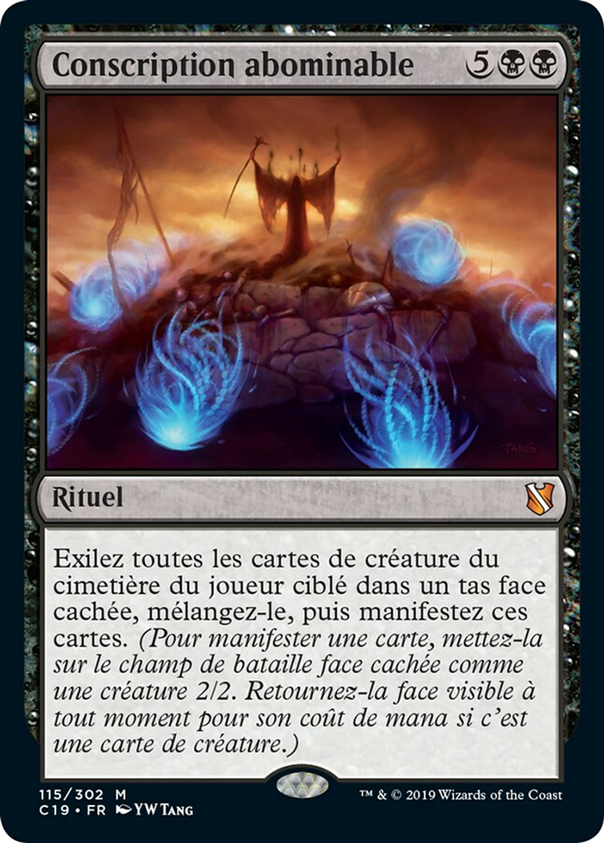 Conscription abominable — Commander 2019 — Magic: The Gathering