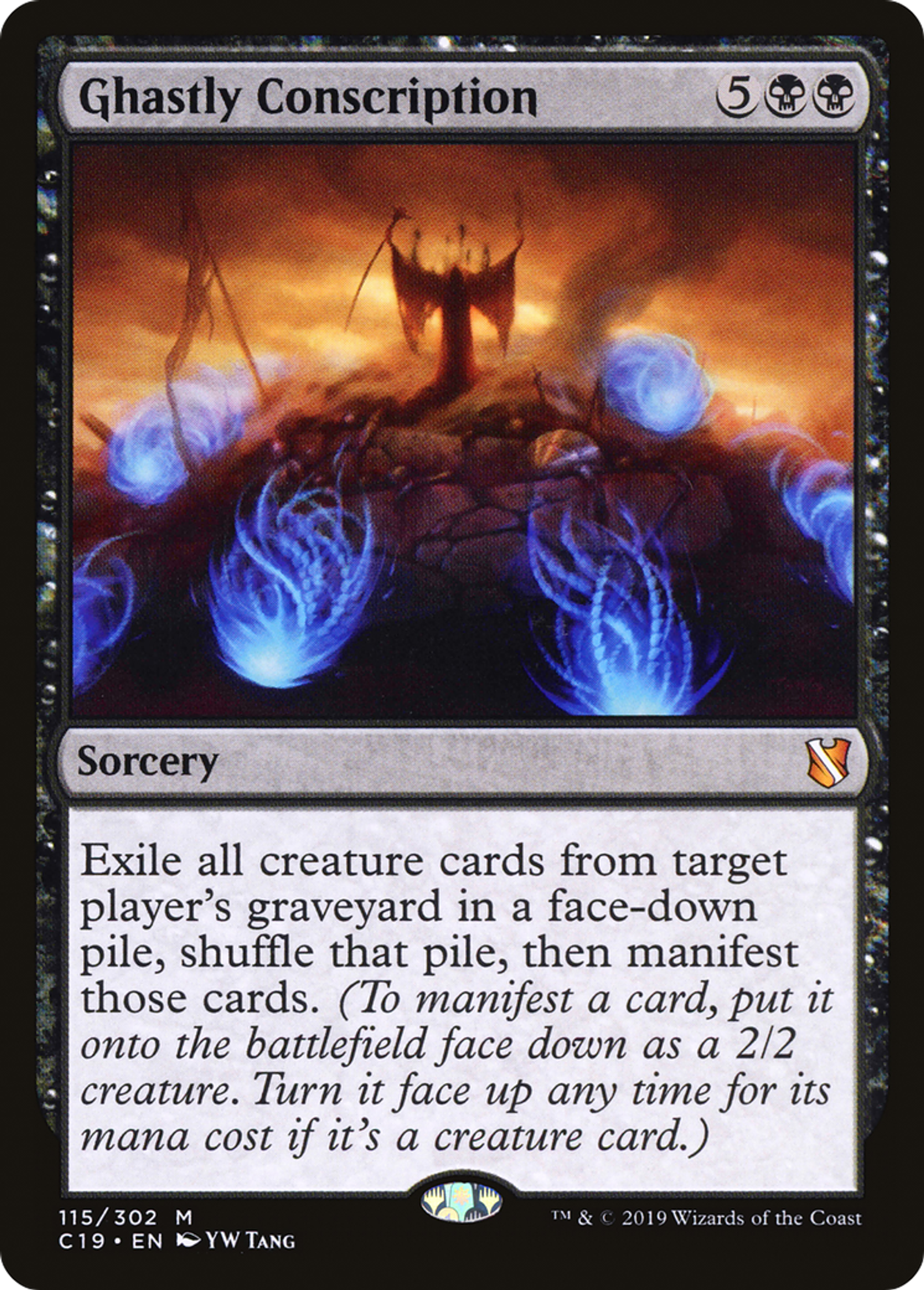 Ghastly Conscription — Commander 2019 — Magic: The Gathering