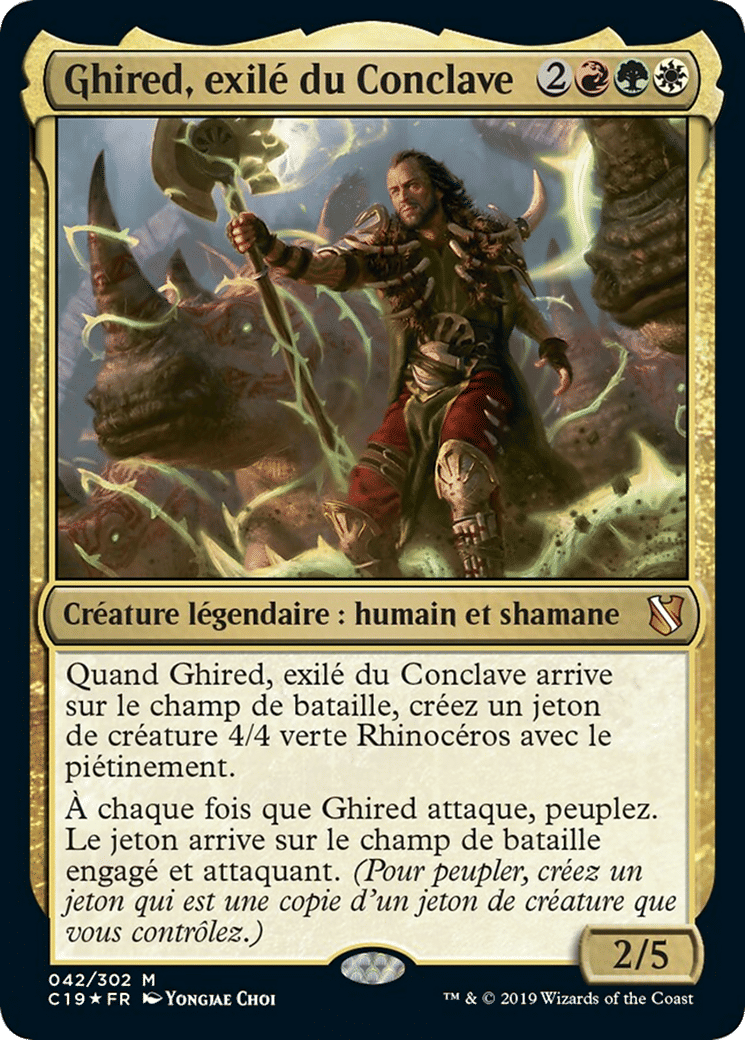 Ghired, exilé du Conclave — Commander 2019 — Magic: The Gathering