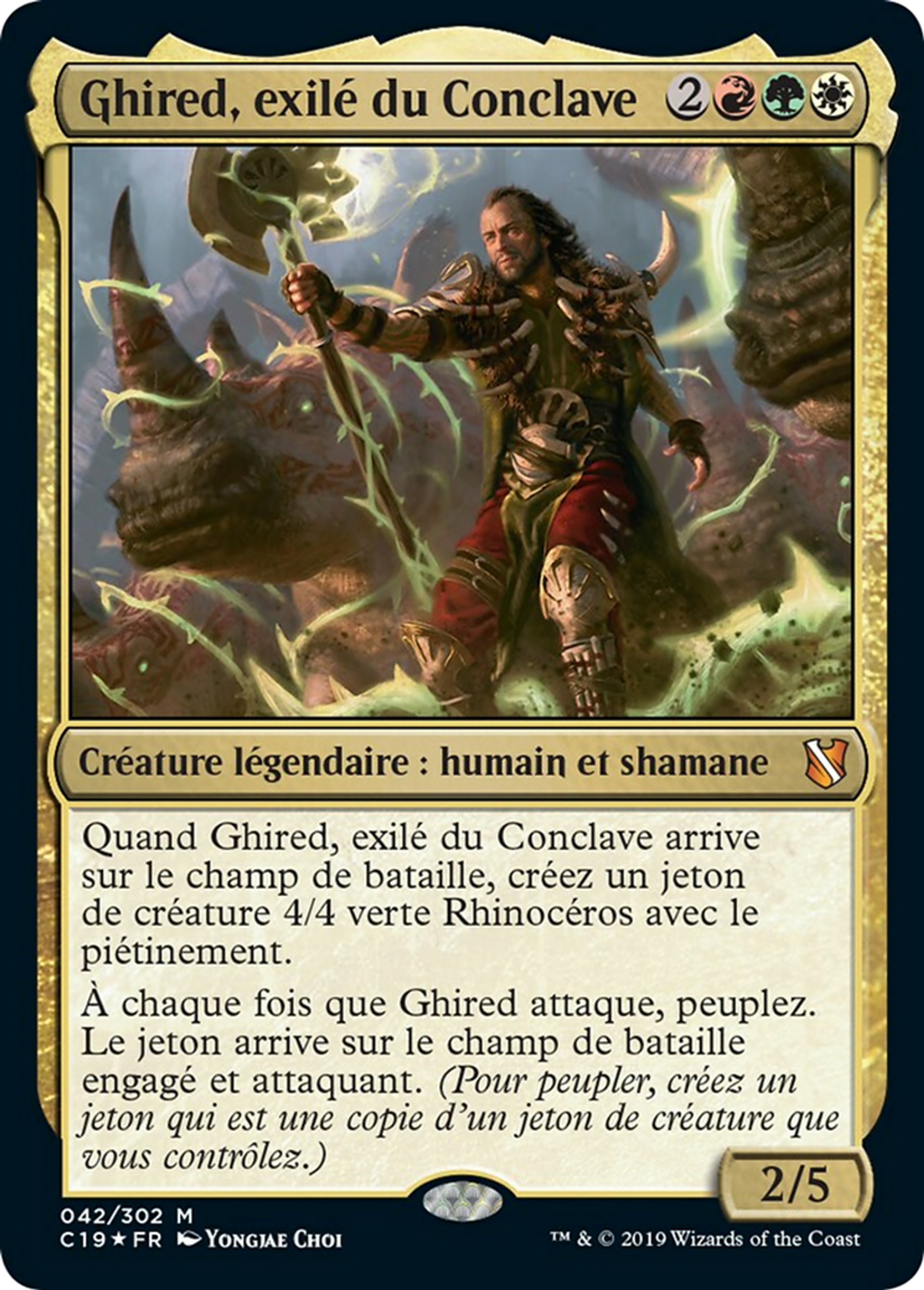 Ghired, exilé du Conclave — Commander 2019 — Magic: The Gathering