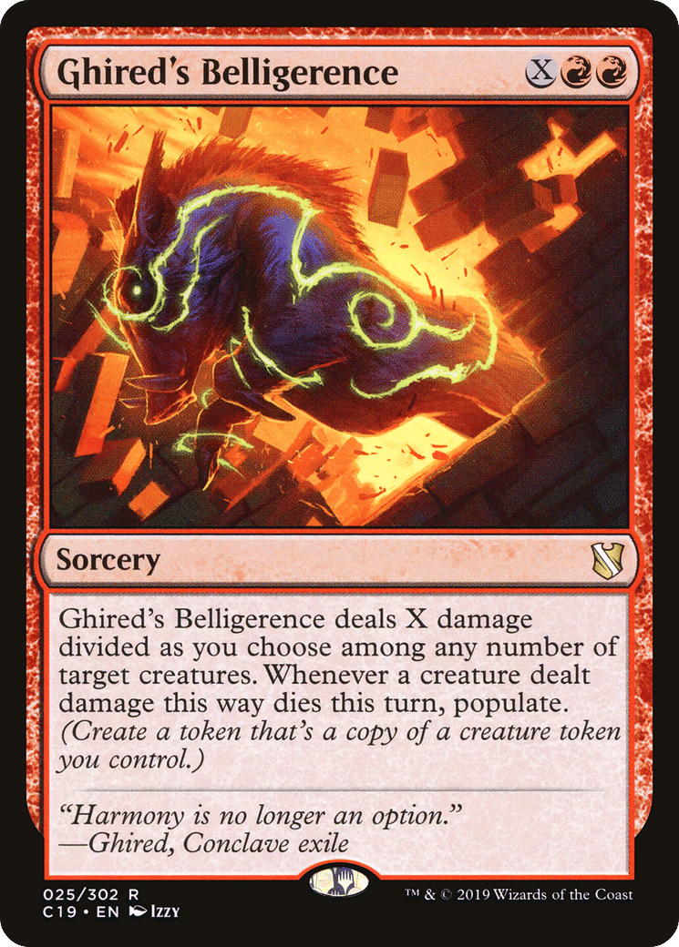 Ghired's Belligerence — Commander 2019 — Magic: The Gathering
