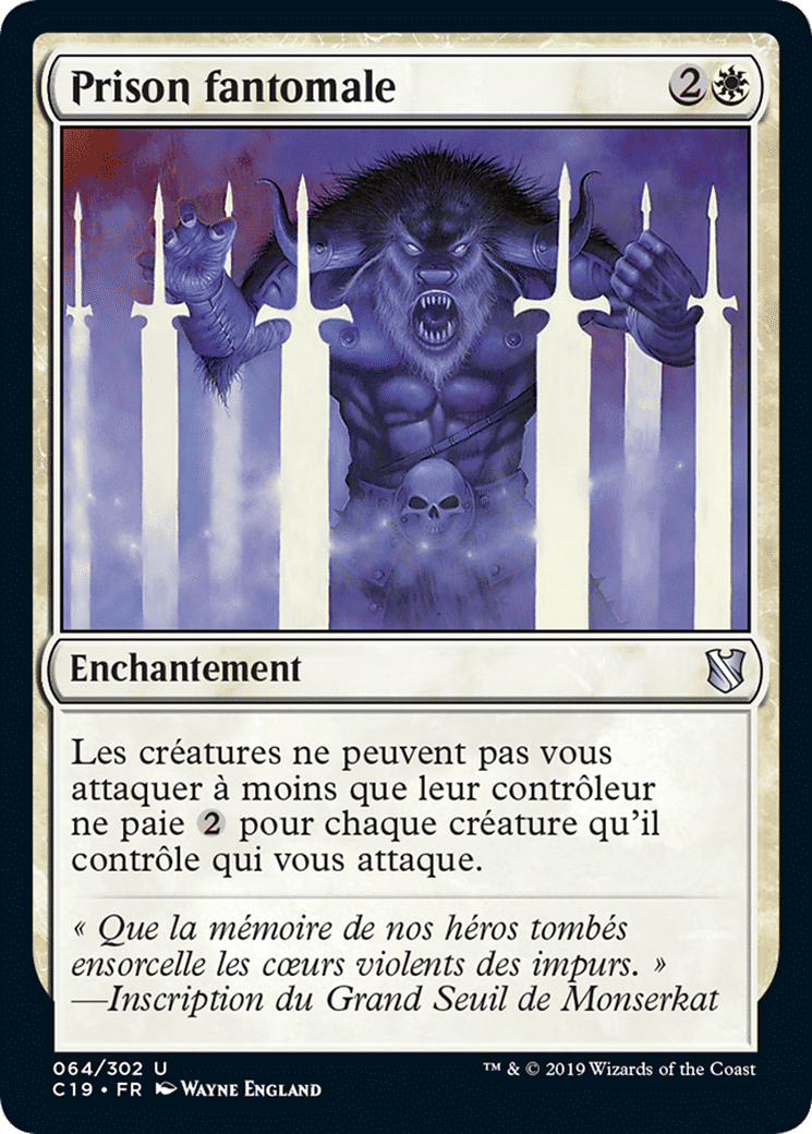 Prison fantomale — Commander 2019 — Magic: The Gathering