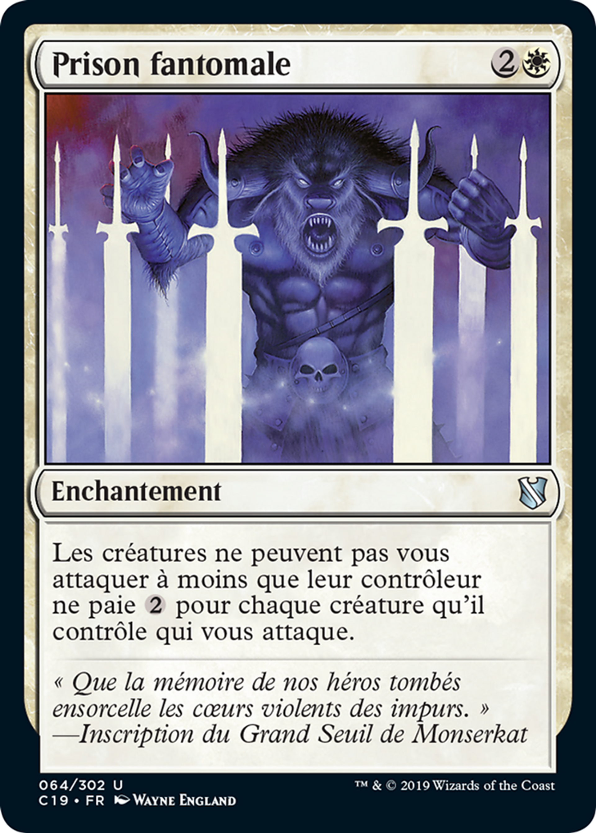 Prison fantomale — Commander 2019 — Magic: The Gathering