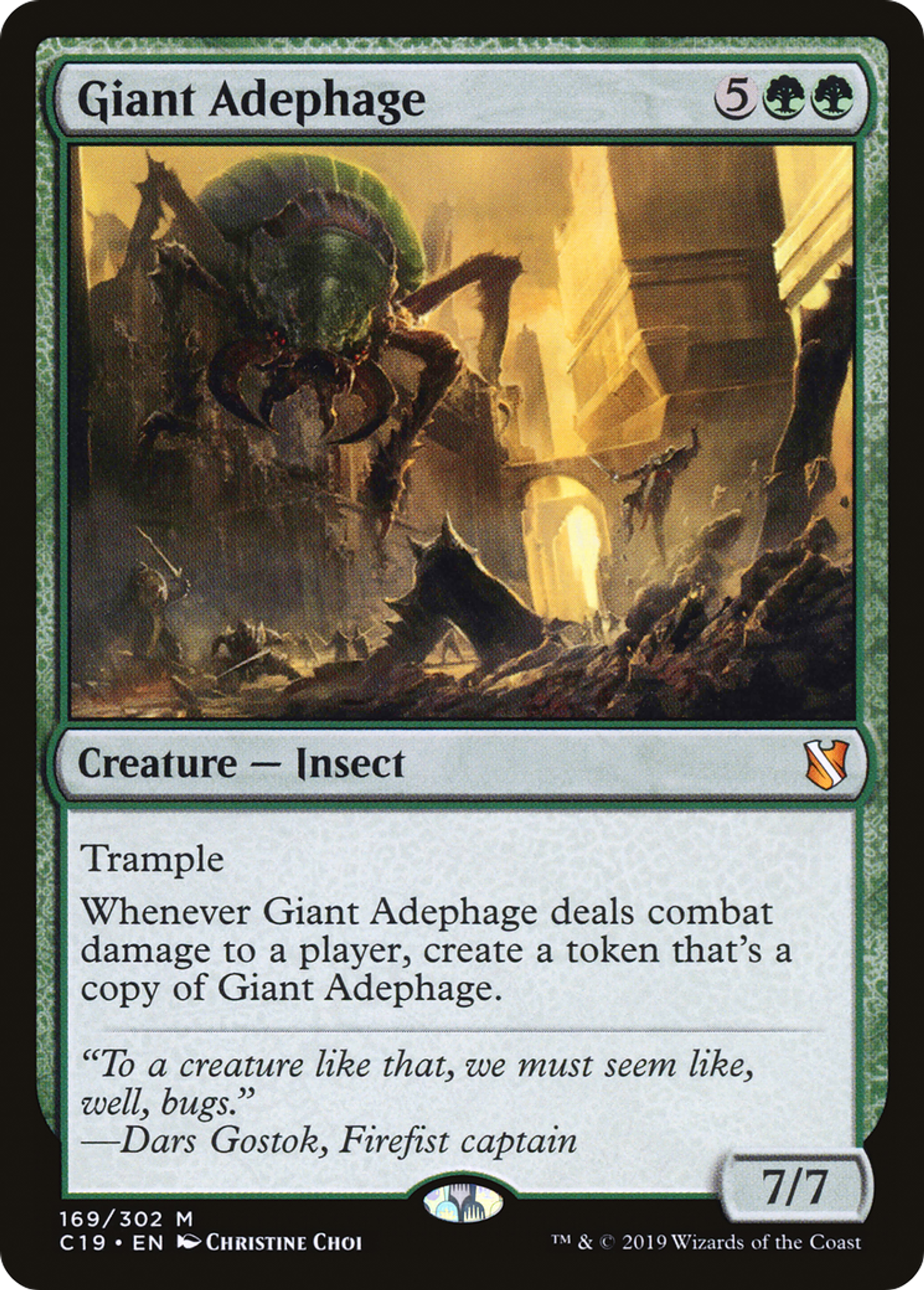 Giant Adephage — Commander 2019 — Magic: The Gathering