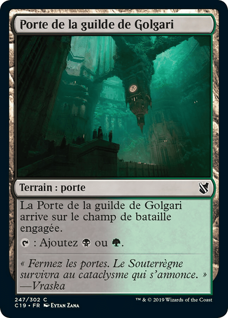 Porte de la guilde de Golgari — Commander 2019 — Magic: The Gathering