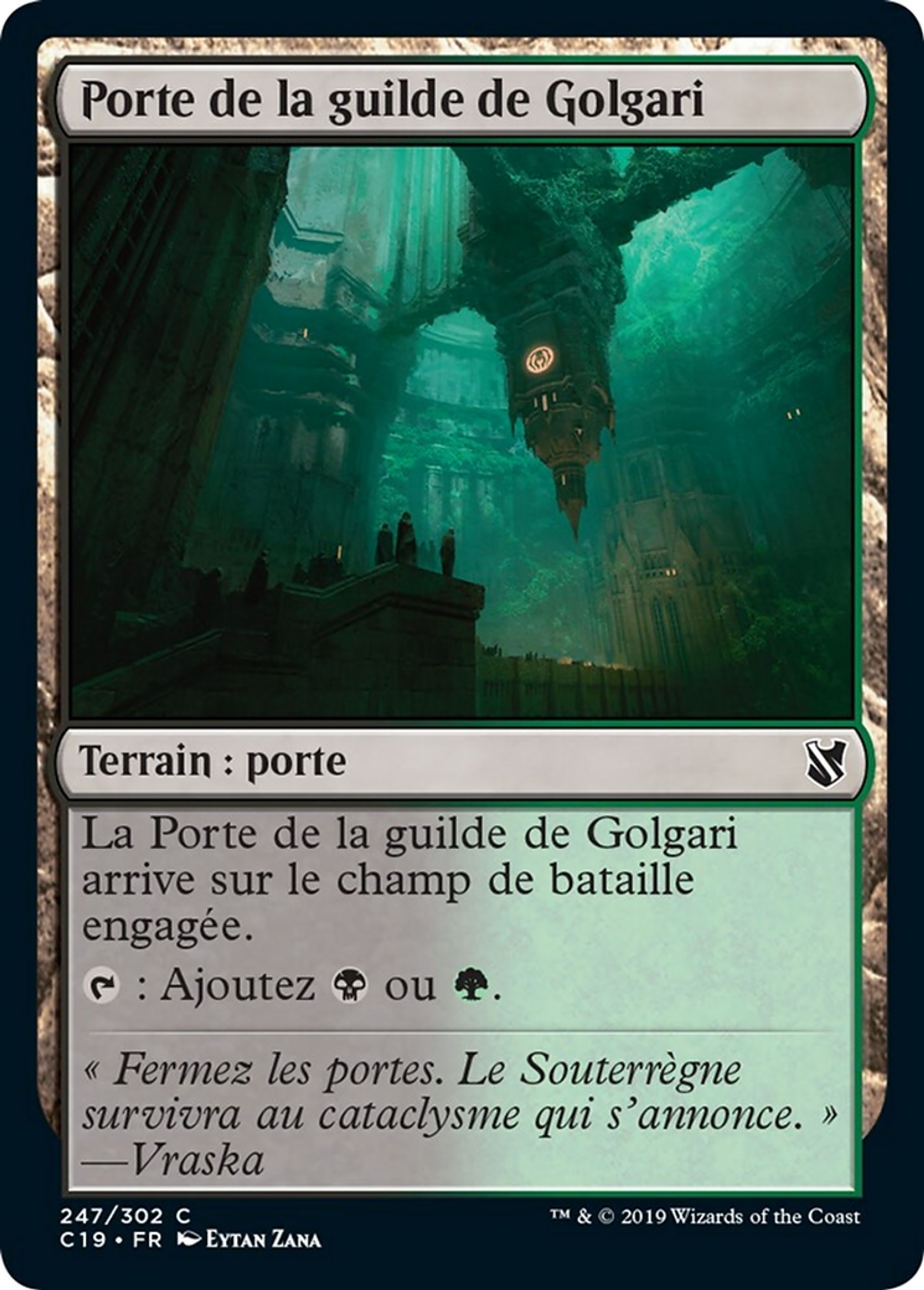 Porte de la guilde de Golgari — Commander 2019 — Magic: The Gathering
