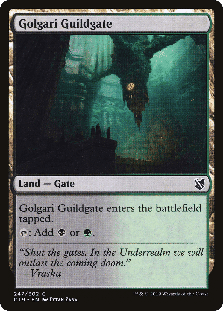 Golgari Guildgate — Commander 2019 — Magic: The Gathering