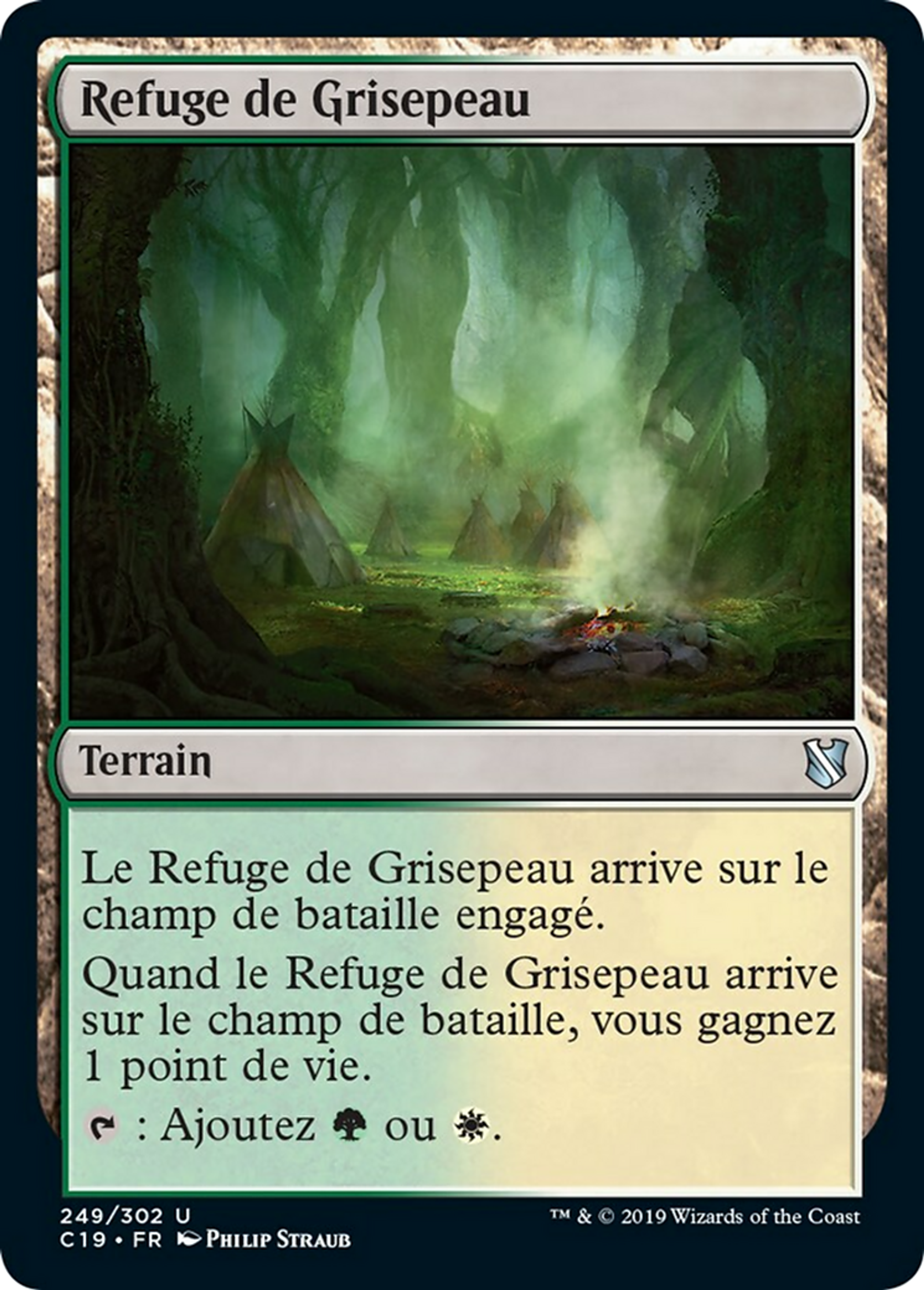 Refuge de Grisepeau — Commander 2019 — Magic: The Gathering